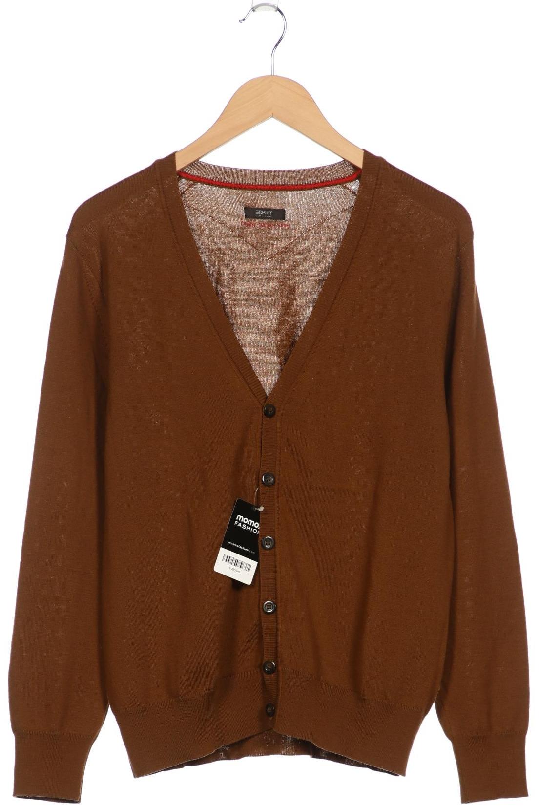 

Esprit Herren Strickjacke, braun, Gr. 48