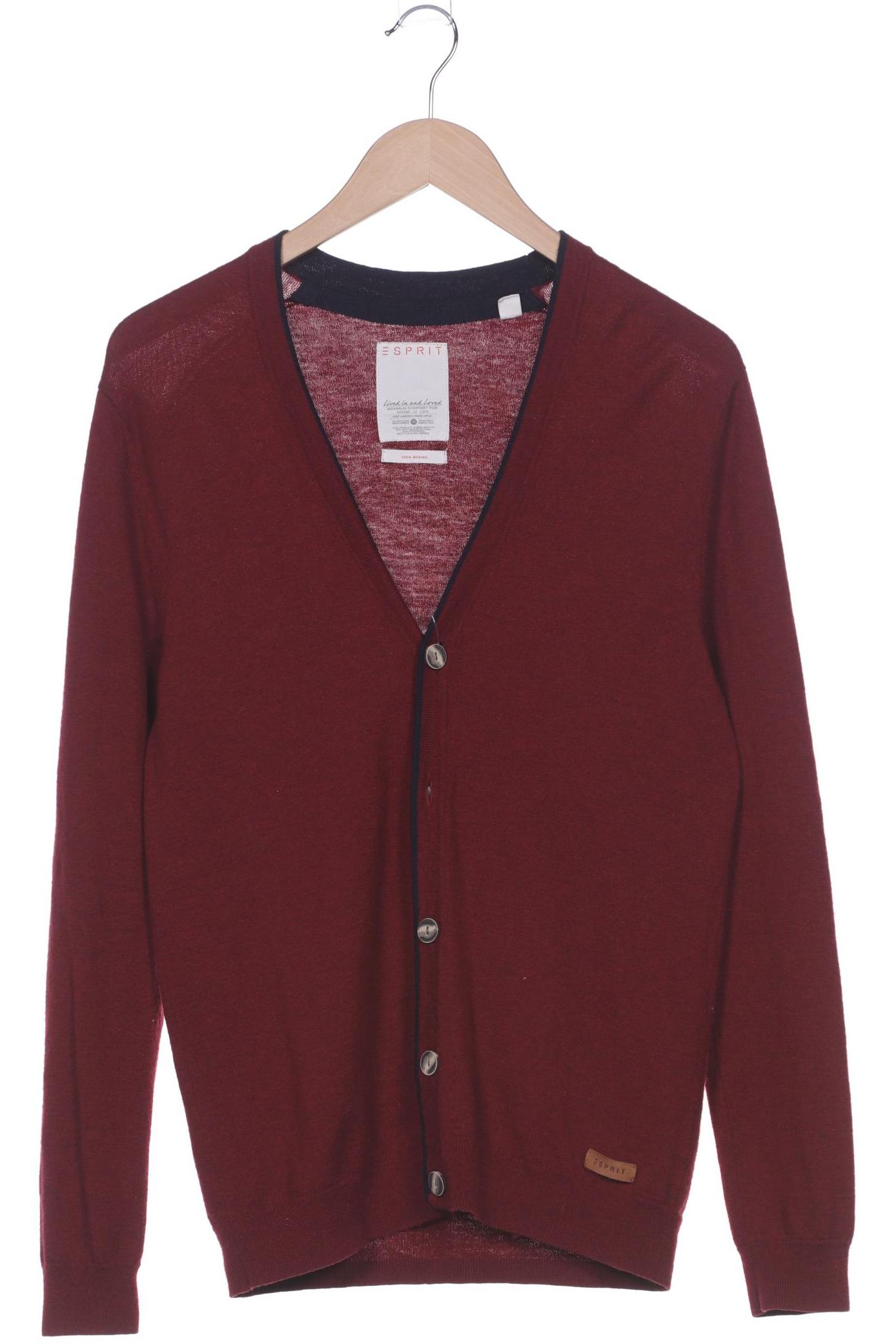 

Esprit Herren Strickjacke, bordeaux, Gr. 48