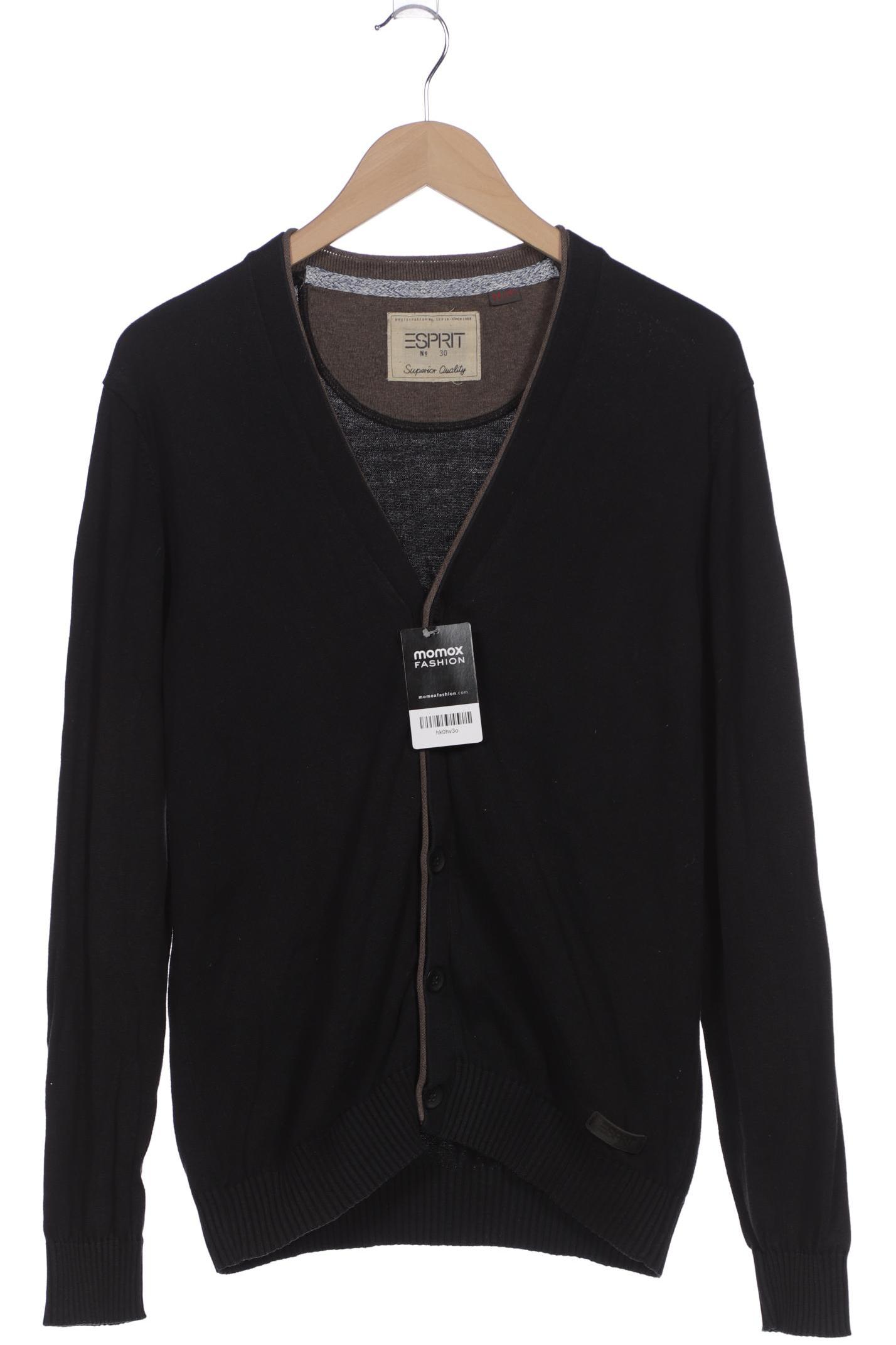 

Esprit Herren Strickjacke, schwarz, Gr. 54