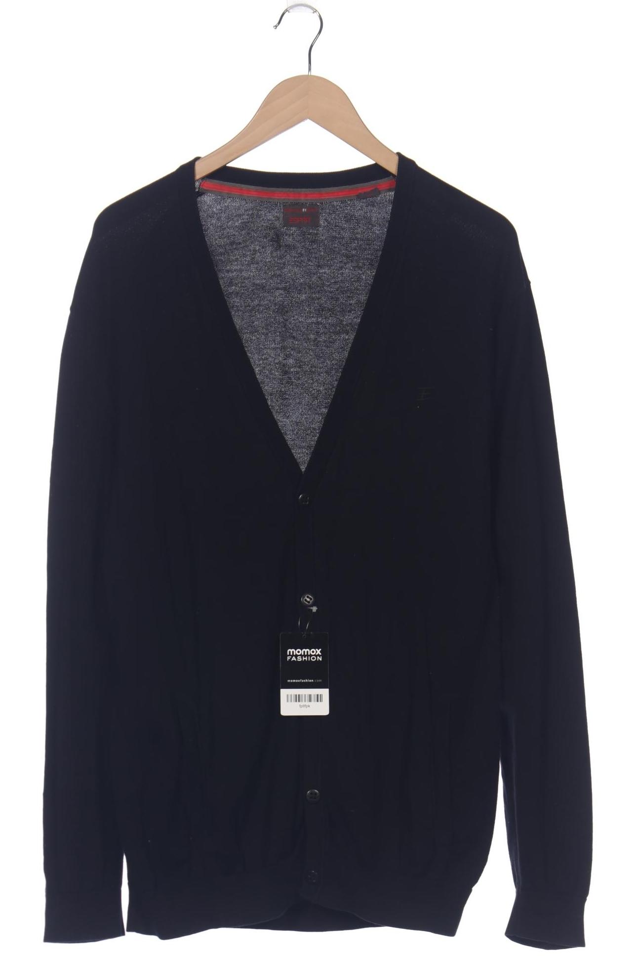 

Esprit Herren Strickjacke, schwarz, Gr. 56