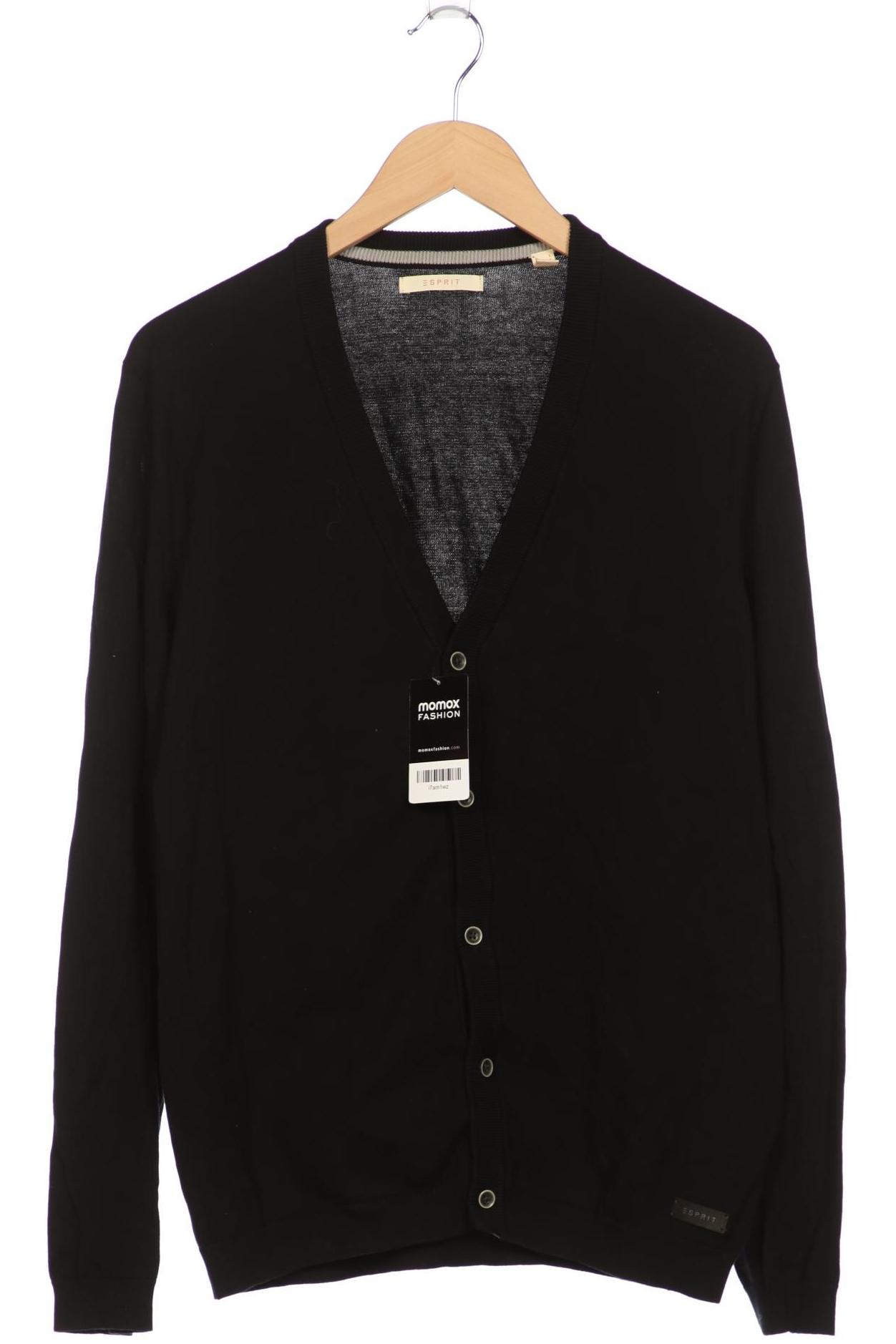 

Esprit Herren Strickjacke, schwarz, Gr. 52