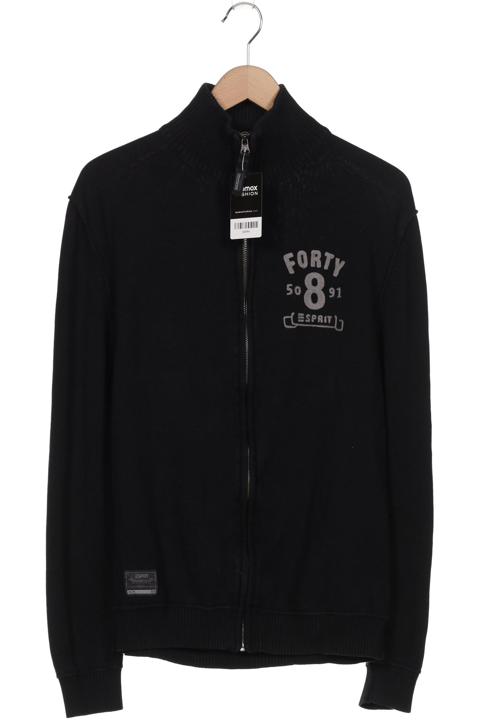 

Esprit Herren Strickjacke, schwarz, Gr. 54