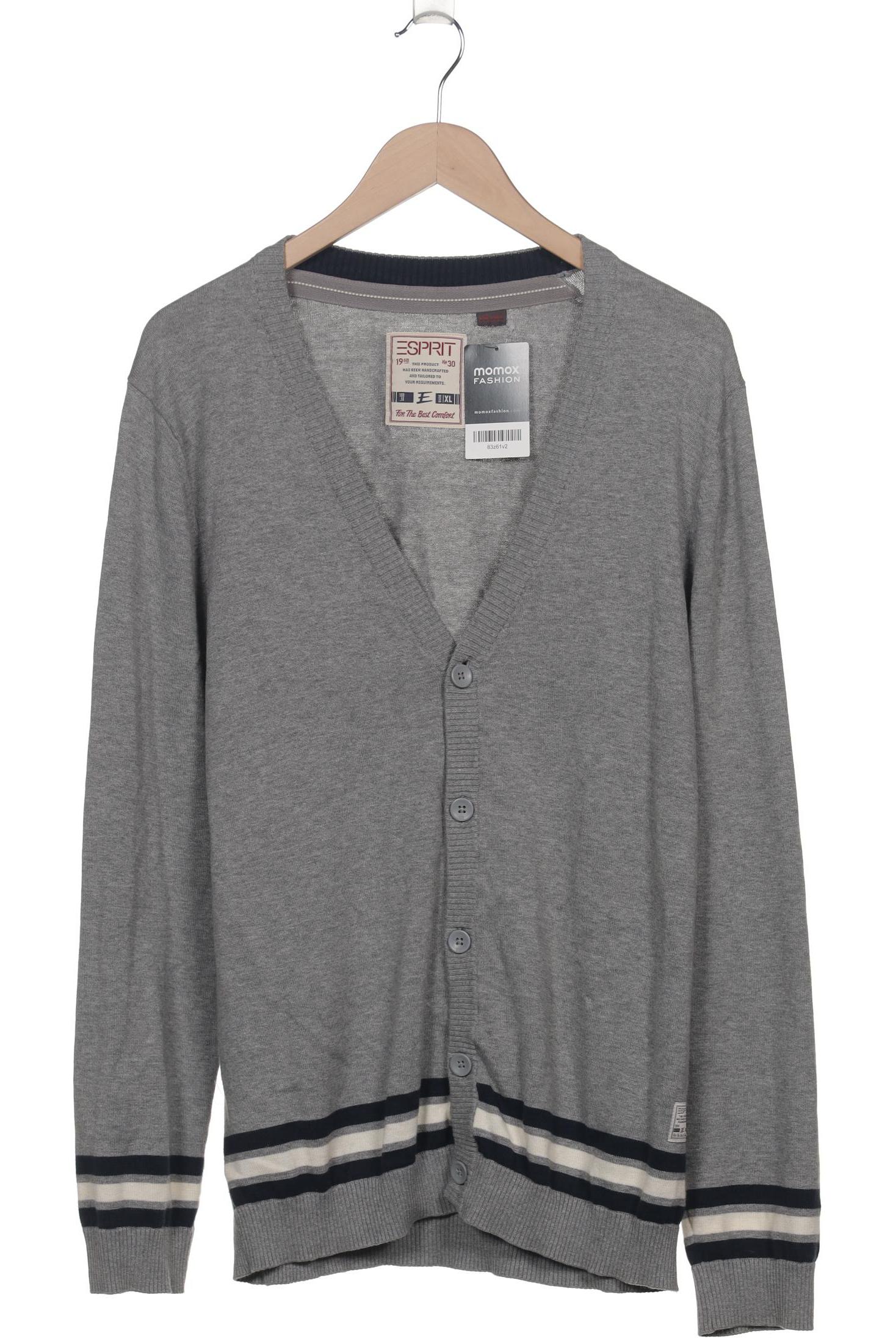 

Esprit Herren Strickjacke, grau, Gr. 54