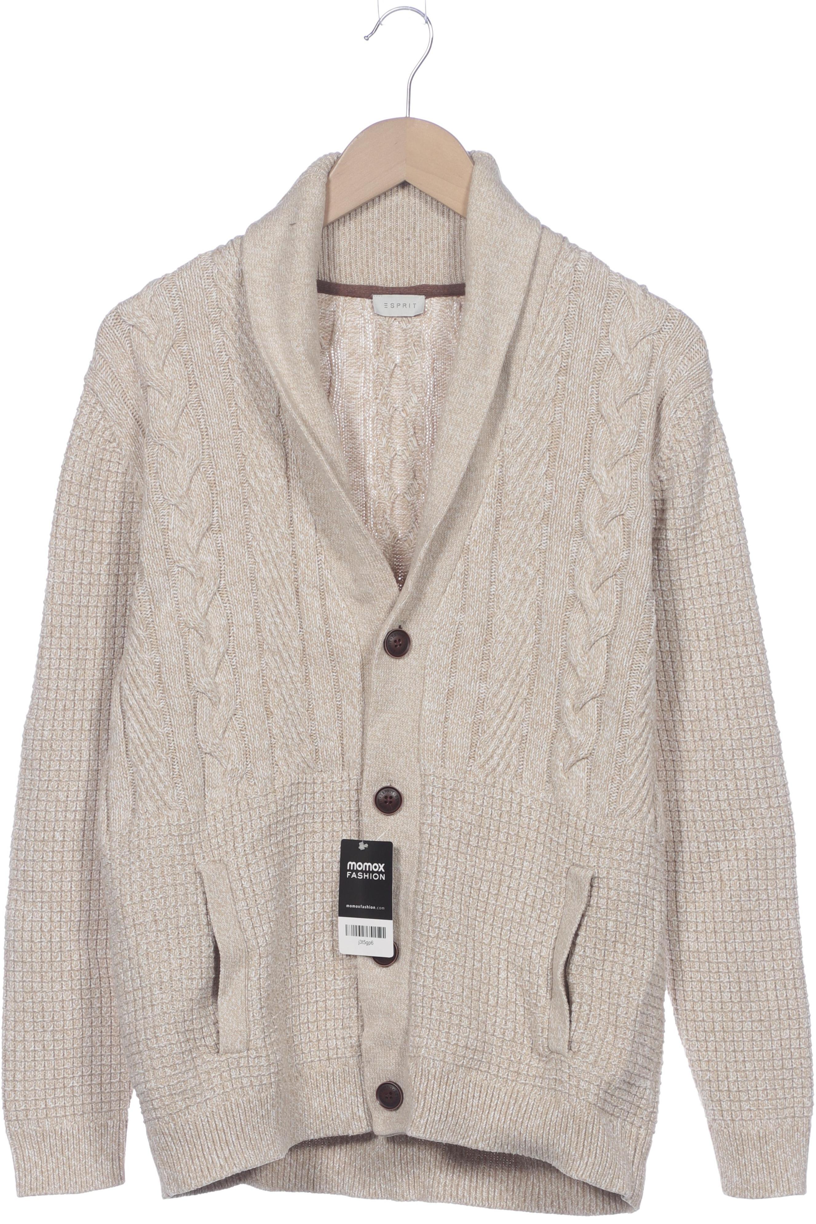 

Esprit Herren Strickjacke, beige, Gr. 48