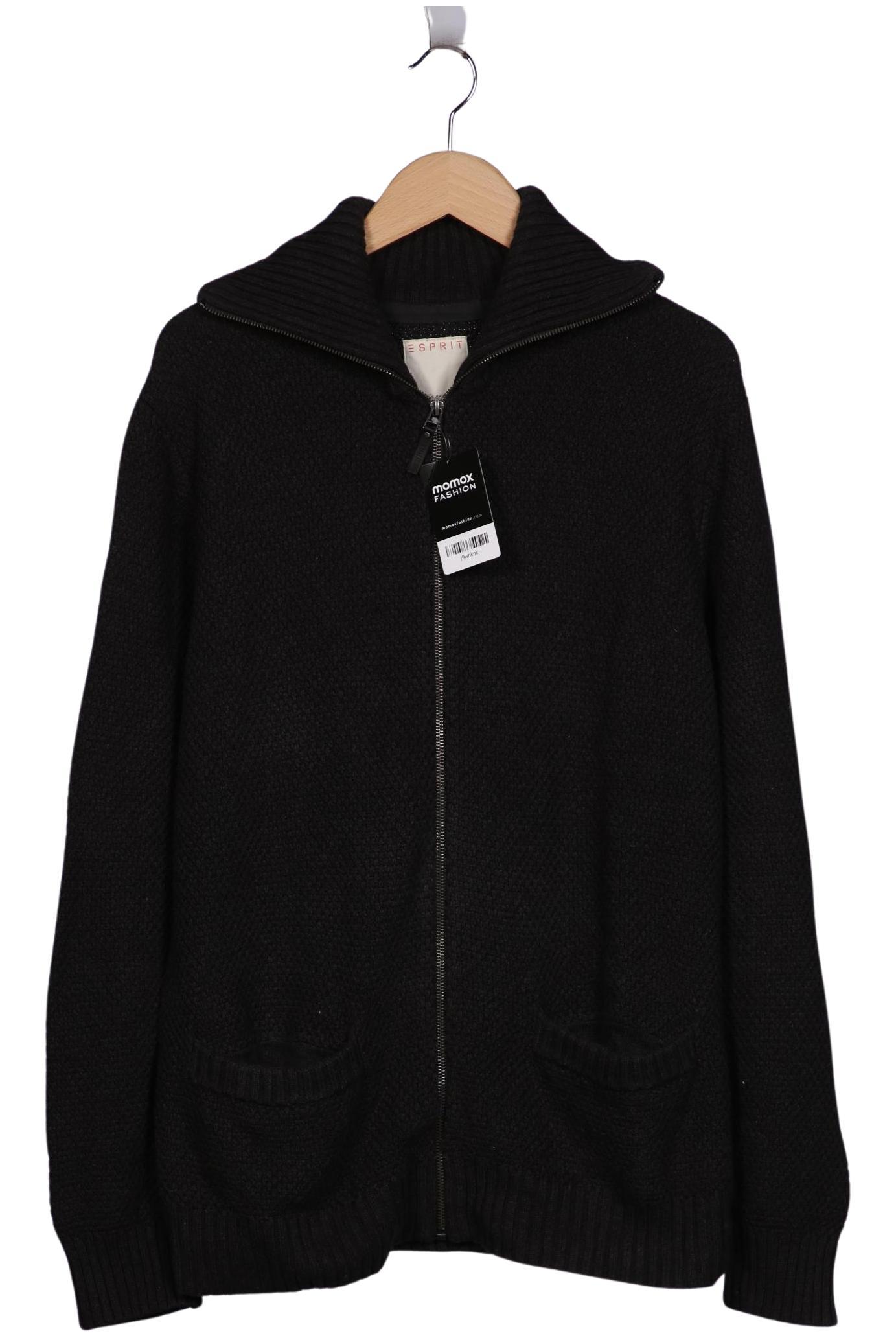 

Esprit Herren Strickjacke, schwarz, Gr. 54