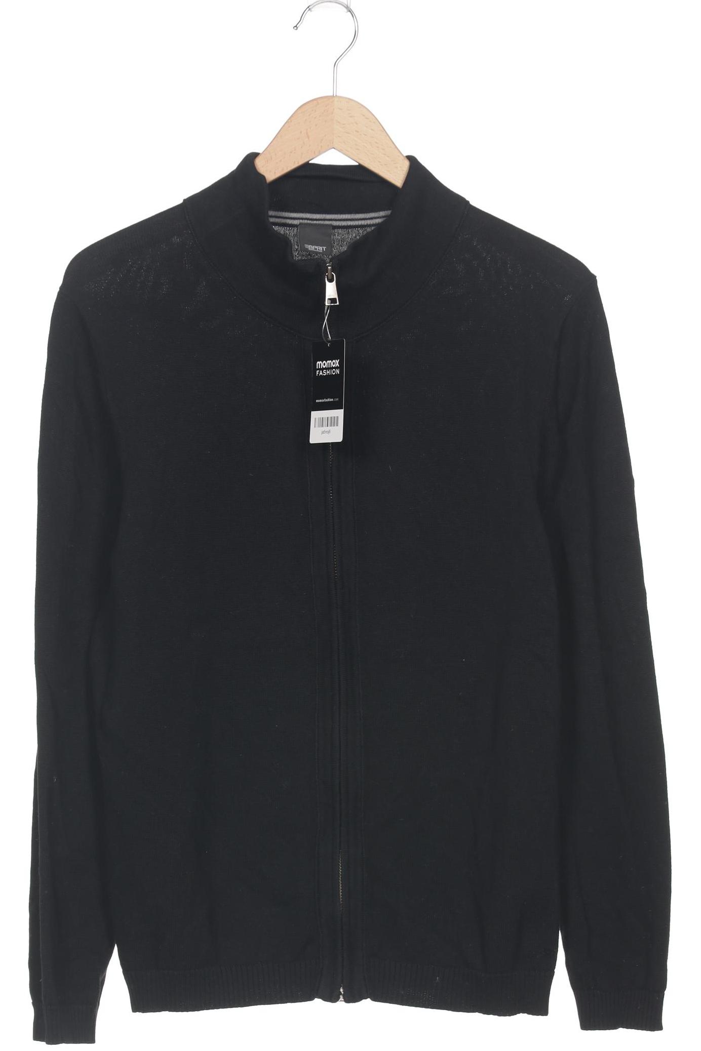 

Esprit Herren Strickjacke, schwarz, Gr. 48