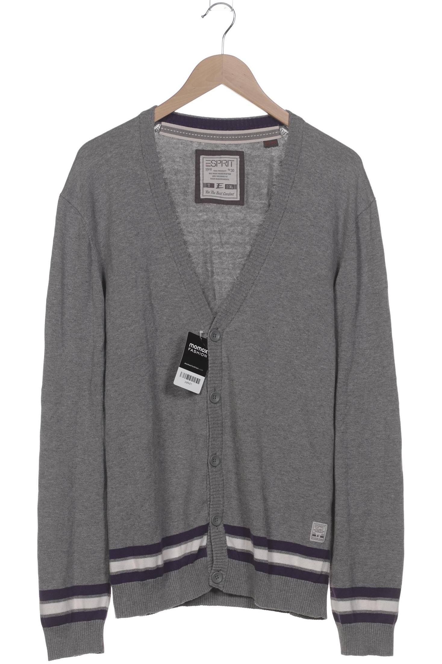 

Esprit Herren Strickjacke, grau, Gr. 54