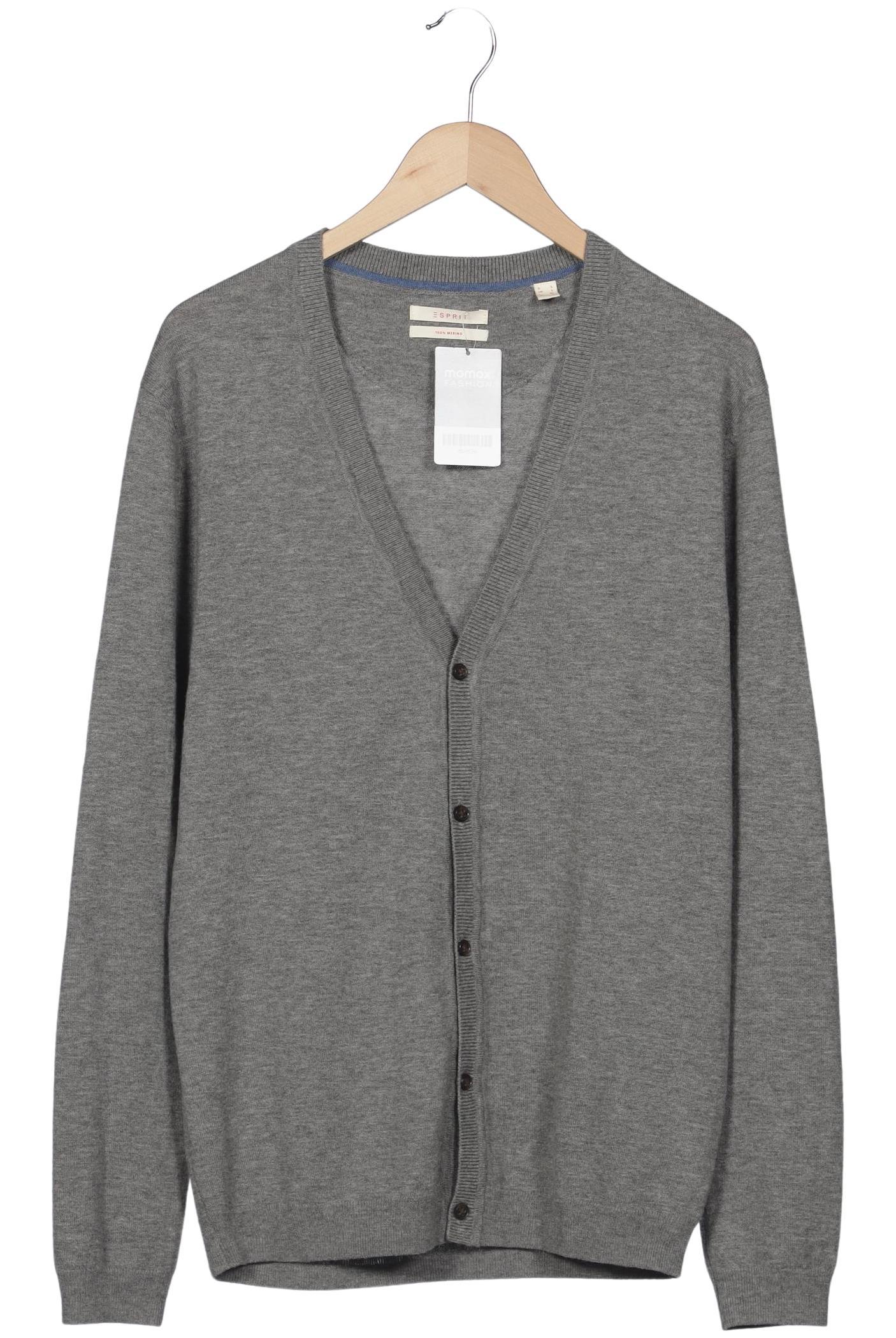 

Esprit Herren Strickjacke, grau, Gr. 52