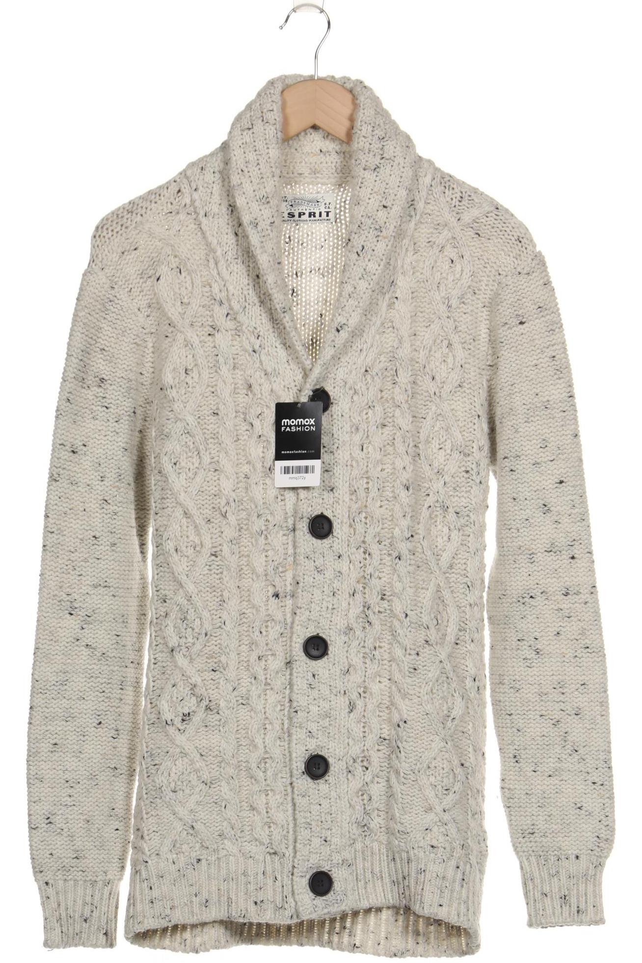

Esprit Herren Strickjacke, weiß, Gr. 48