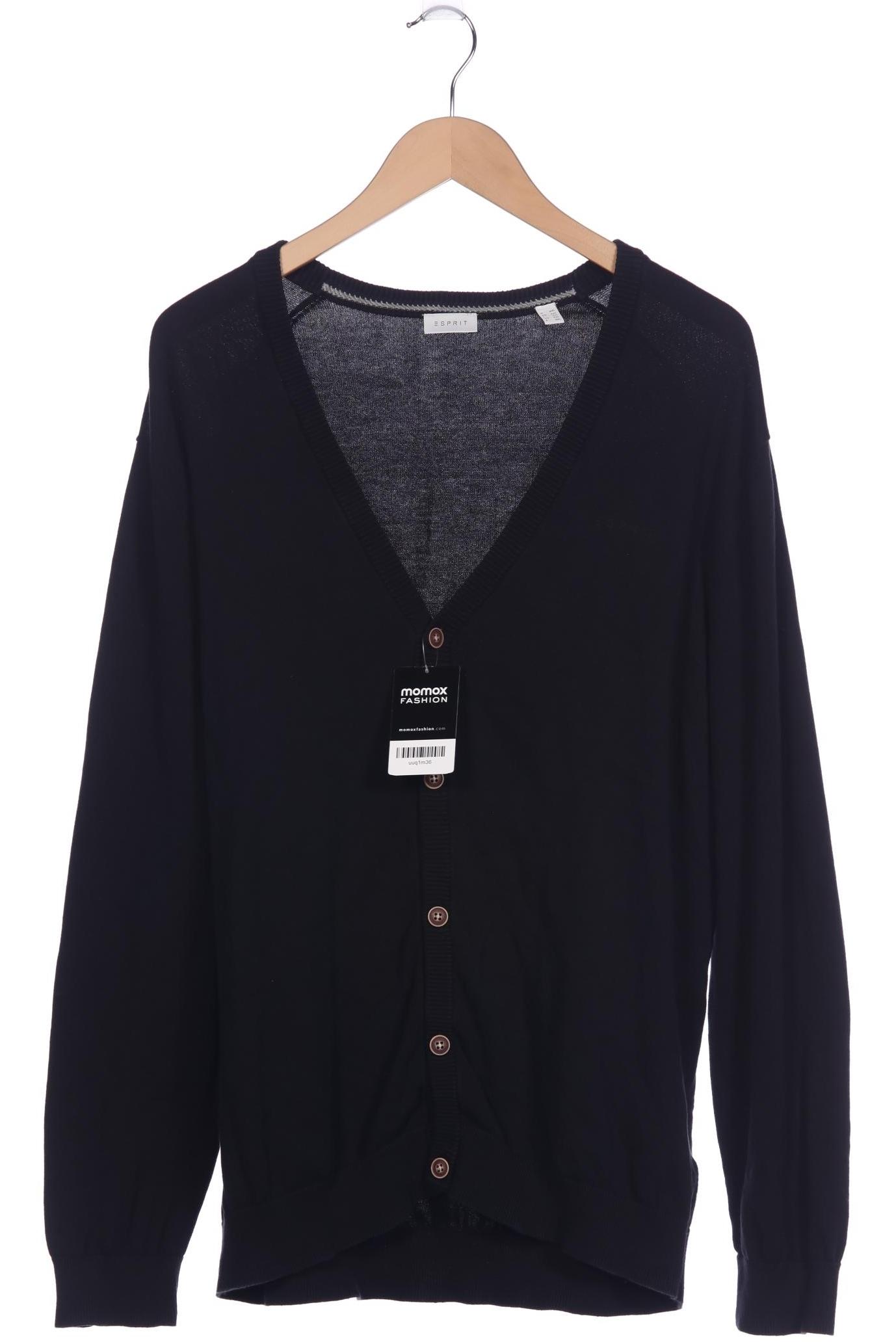 

Esprit Herren Strickjacke, schwarz, Gr. 56