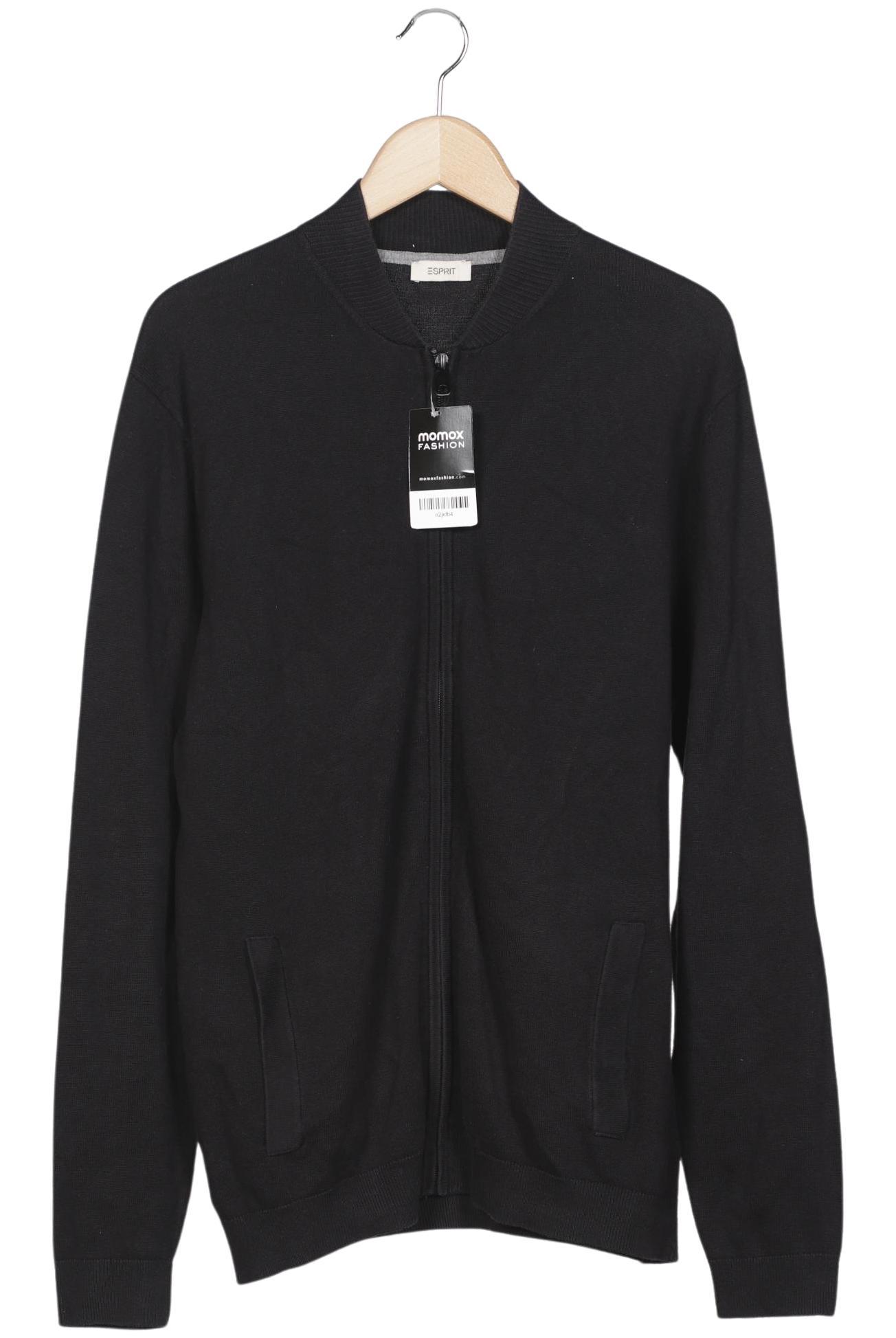 

Esprit Herren Strickjacke, schwarz, Gr. 52