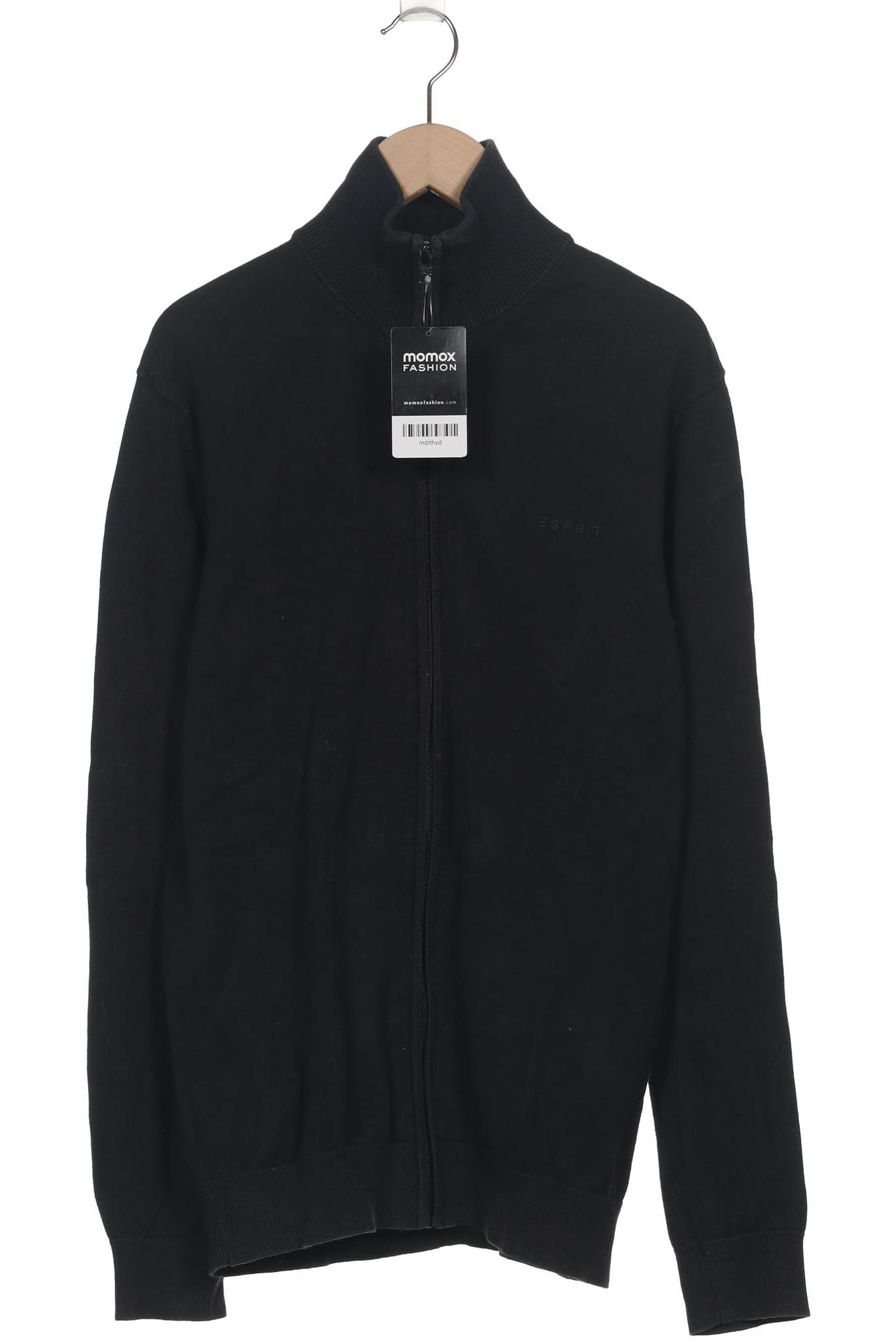 

Esprit Herren Strickjacke, schwarz, Gr. 48