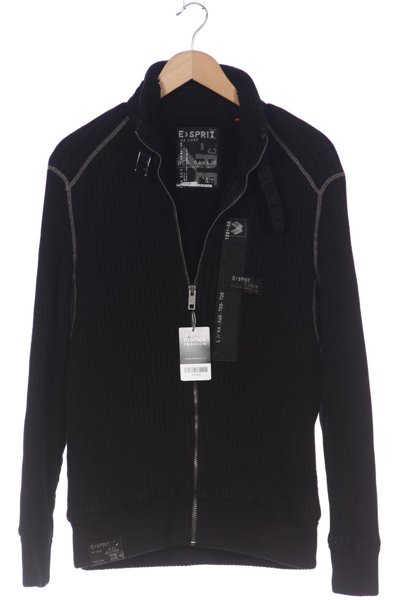 

Esprit Herren Strickjacke, schwarz, Gr. 52