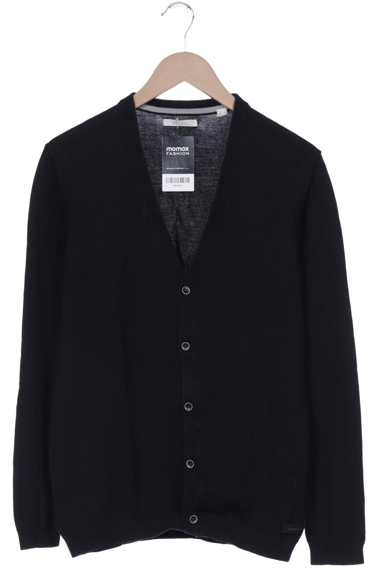 

Esprit Herren Strickjacke, schwarz, Gr. 52