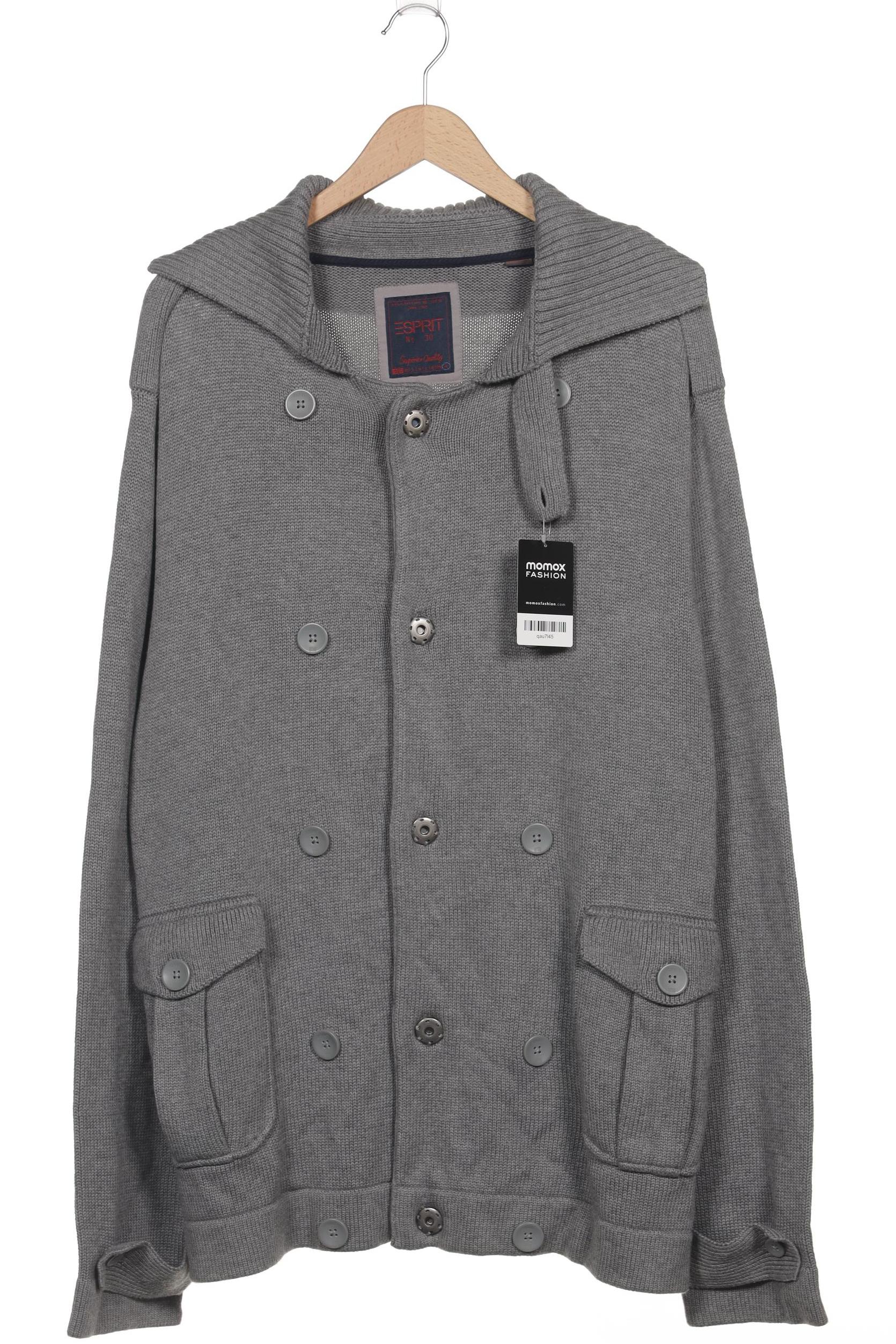 

Esprit Herren Strickjacke, grau, Gr. 58