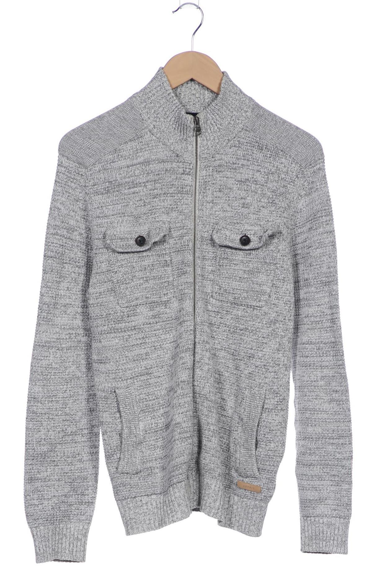 

Esprit Herren Strickjacke, grau, Gr. 48