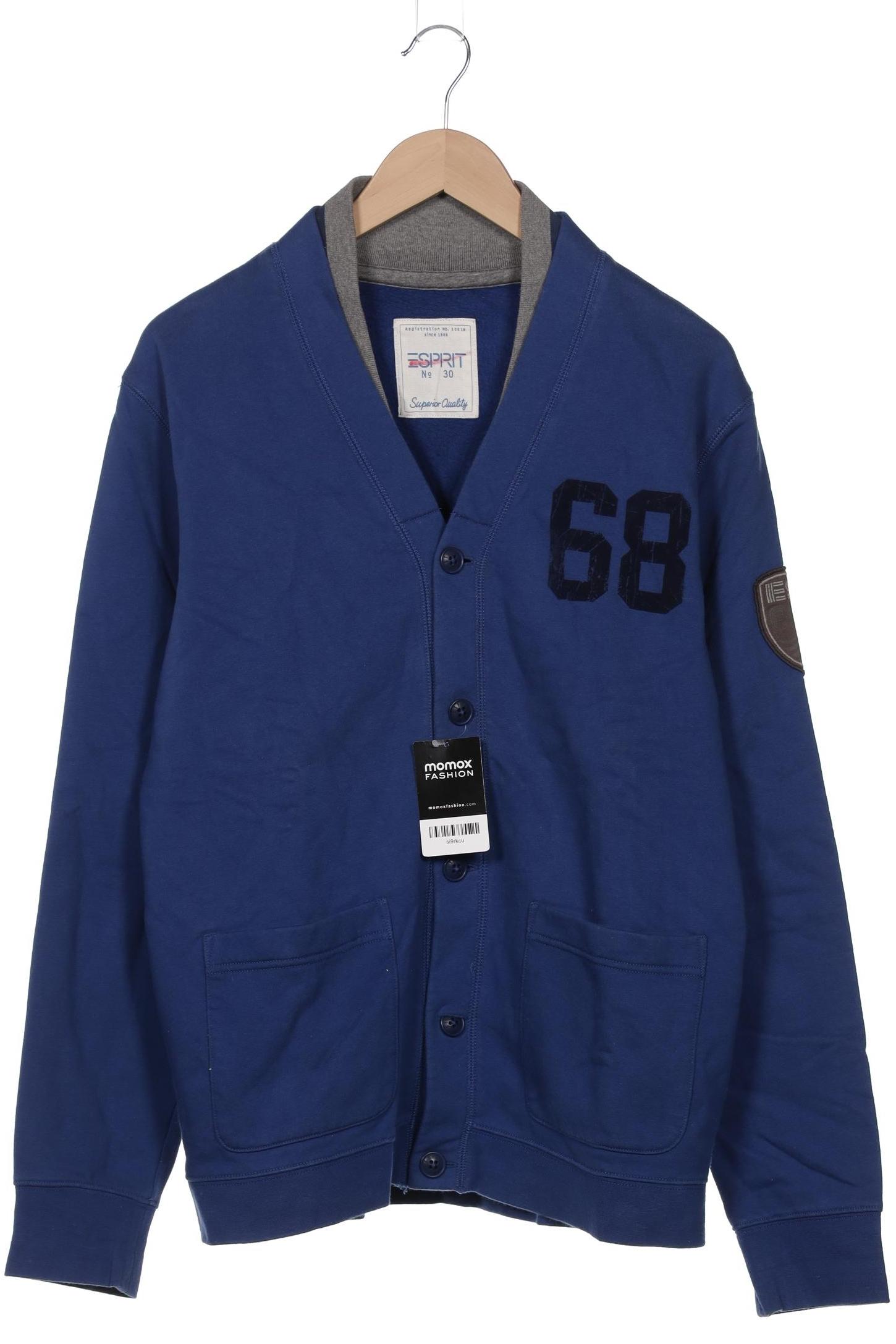 

Esprit Herren Strickjacke, blau, Gr. 54
