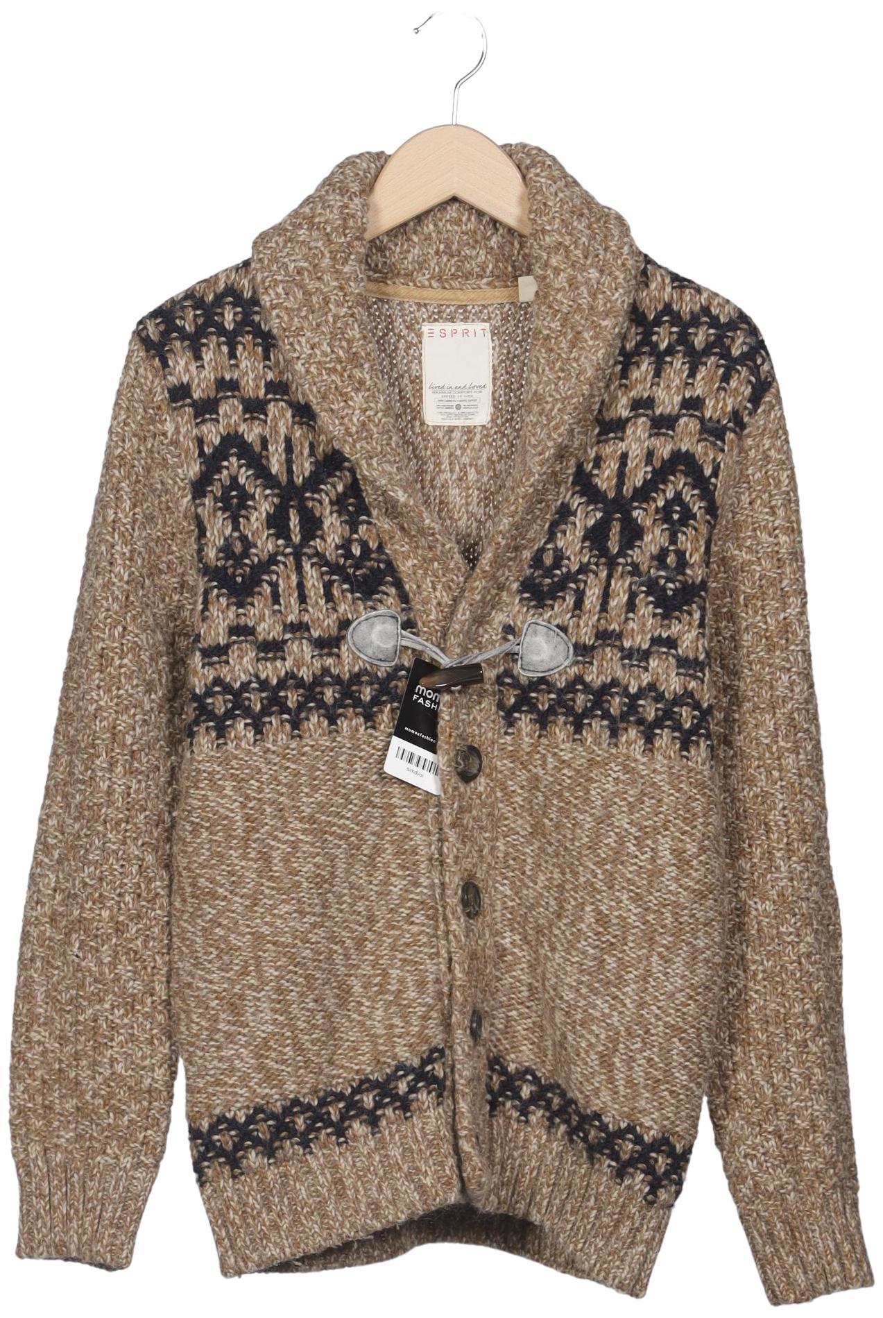 

Esprit Herren Strickjacke, beige, Gr. 48
