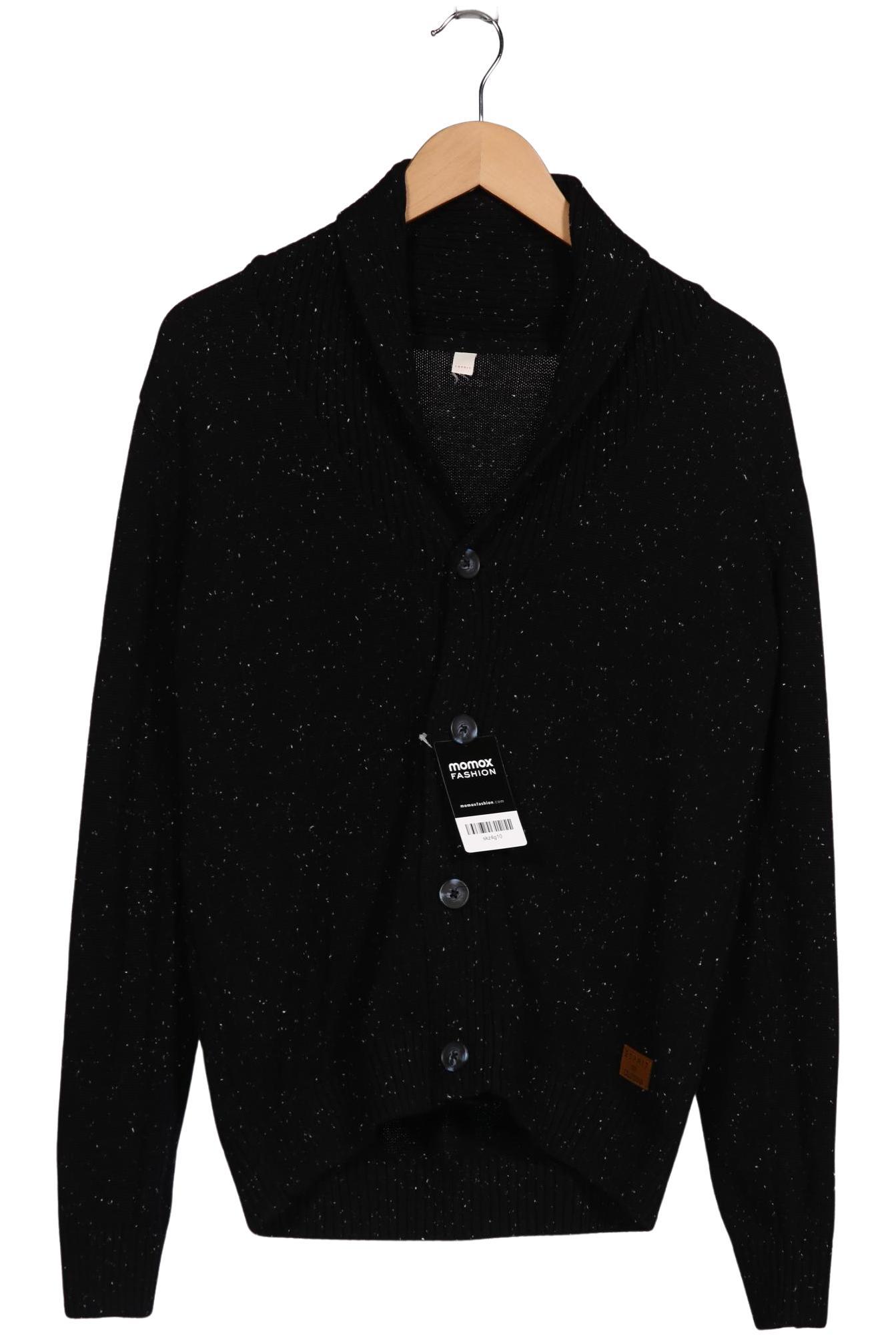 

Esprit Herren Strickjacke, schwarz, Gr. 48