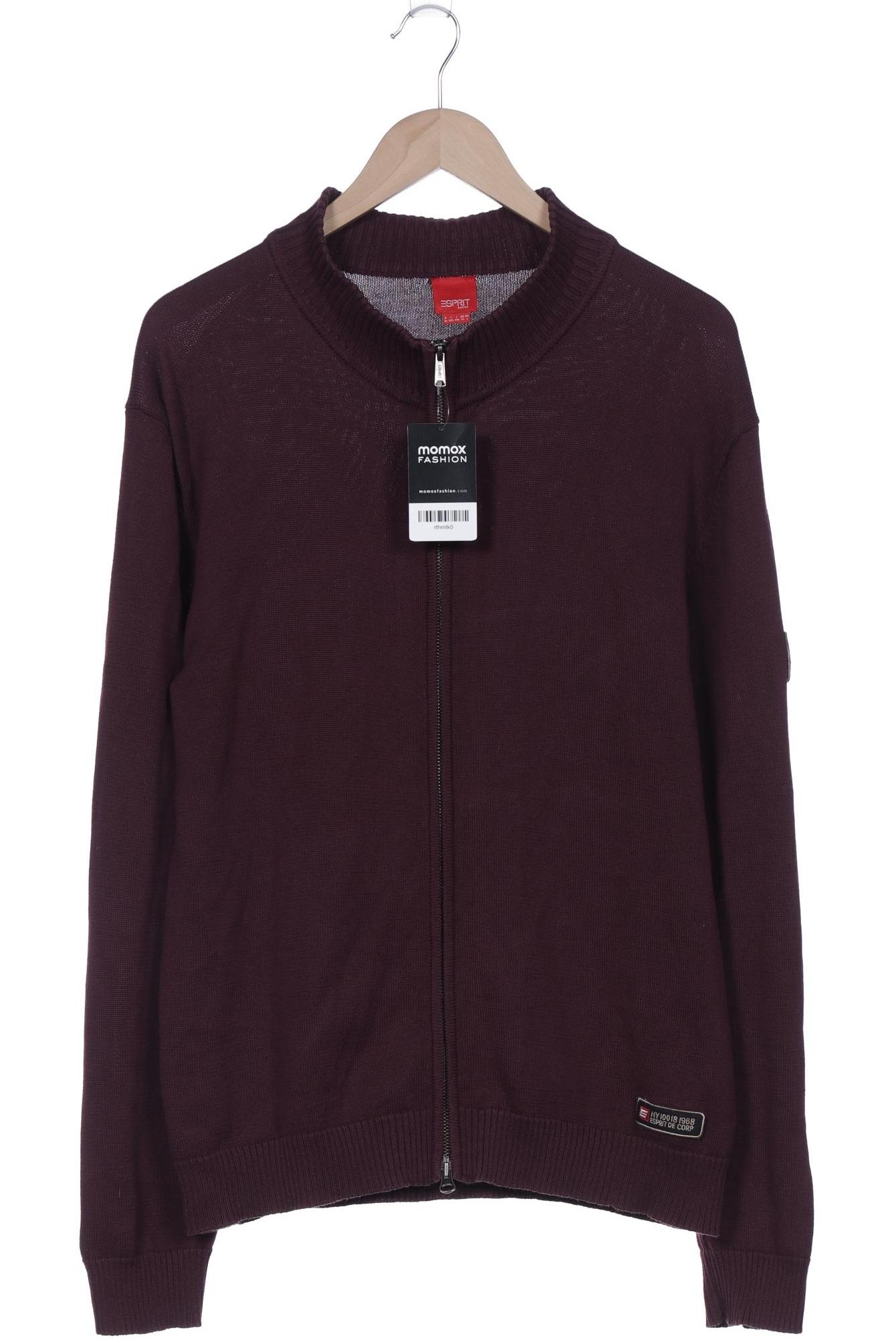 

Esprit Herren Strickjacke, bordeaux, Gr. 54