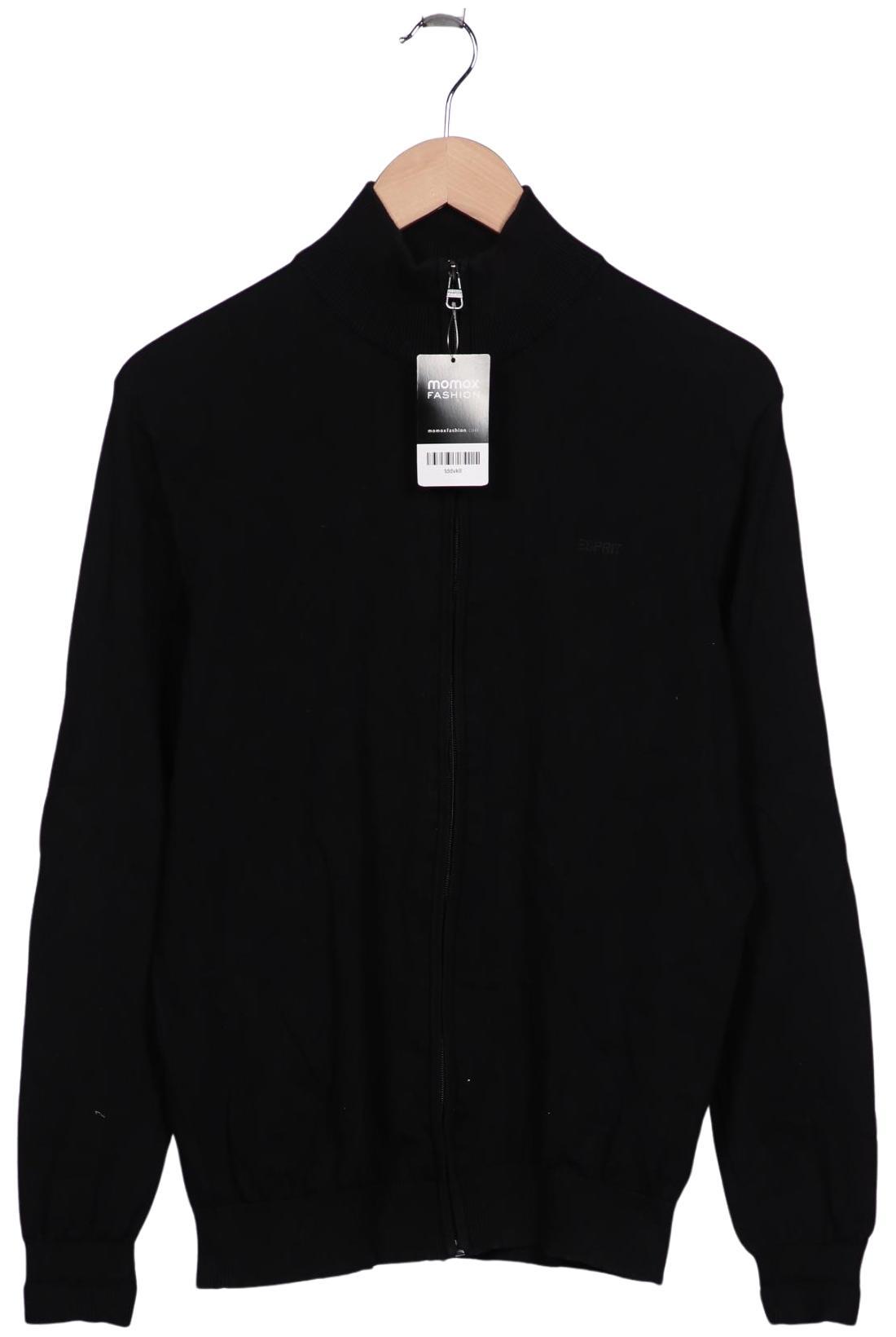 

Esprit Herren Strickjacke, schwarz, Gr. 48
