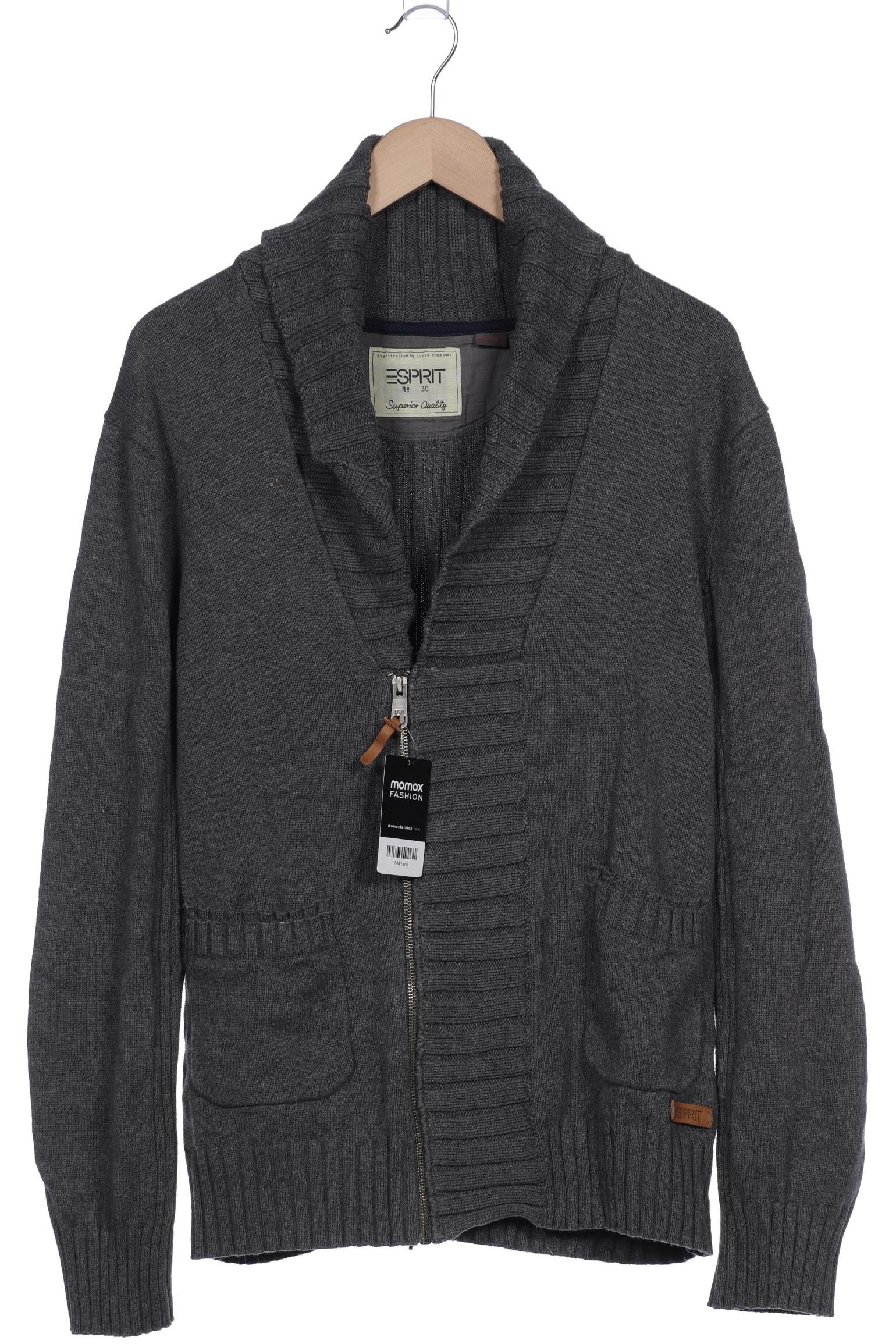 

Esprit Herren Strickjacke, grau, Gr. 54