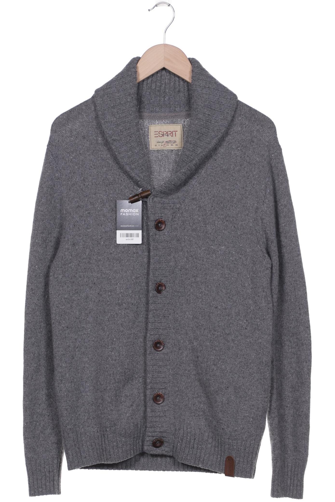 

Esprit Herren Strickjacke, grau