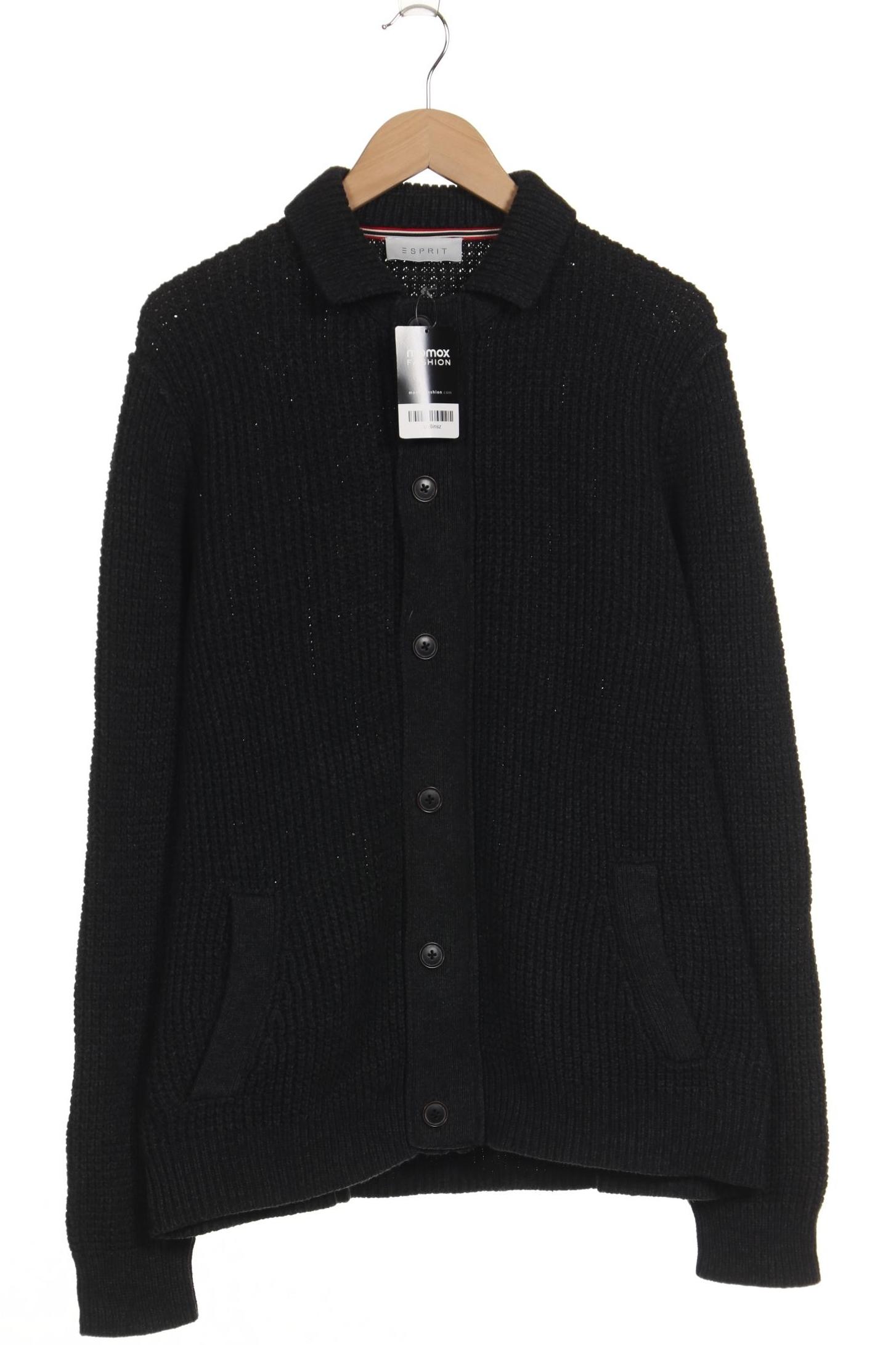 

Esprit Herren Strickjacke, schwarz, Gr. 54