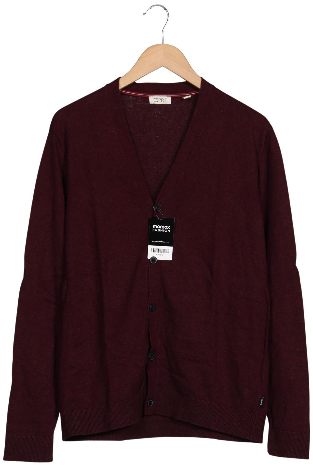 

Esprit Herren Strickjacke, bordeaux, Gr. 52