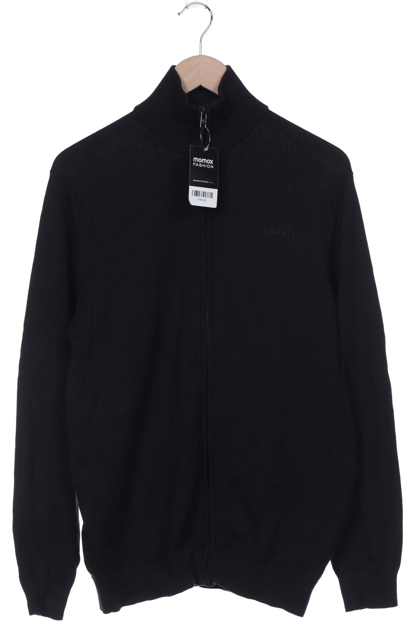 

Esprit Herren Strickjacke, schwarz, Gr. 52