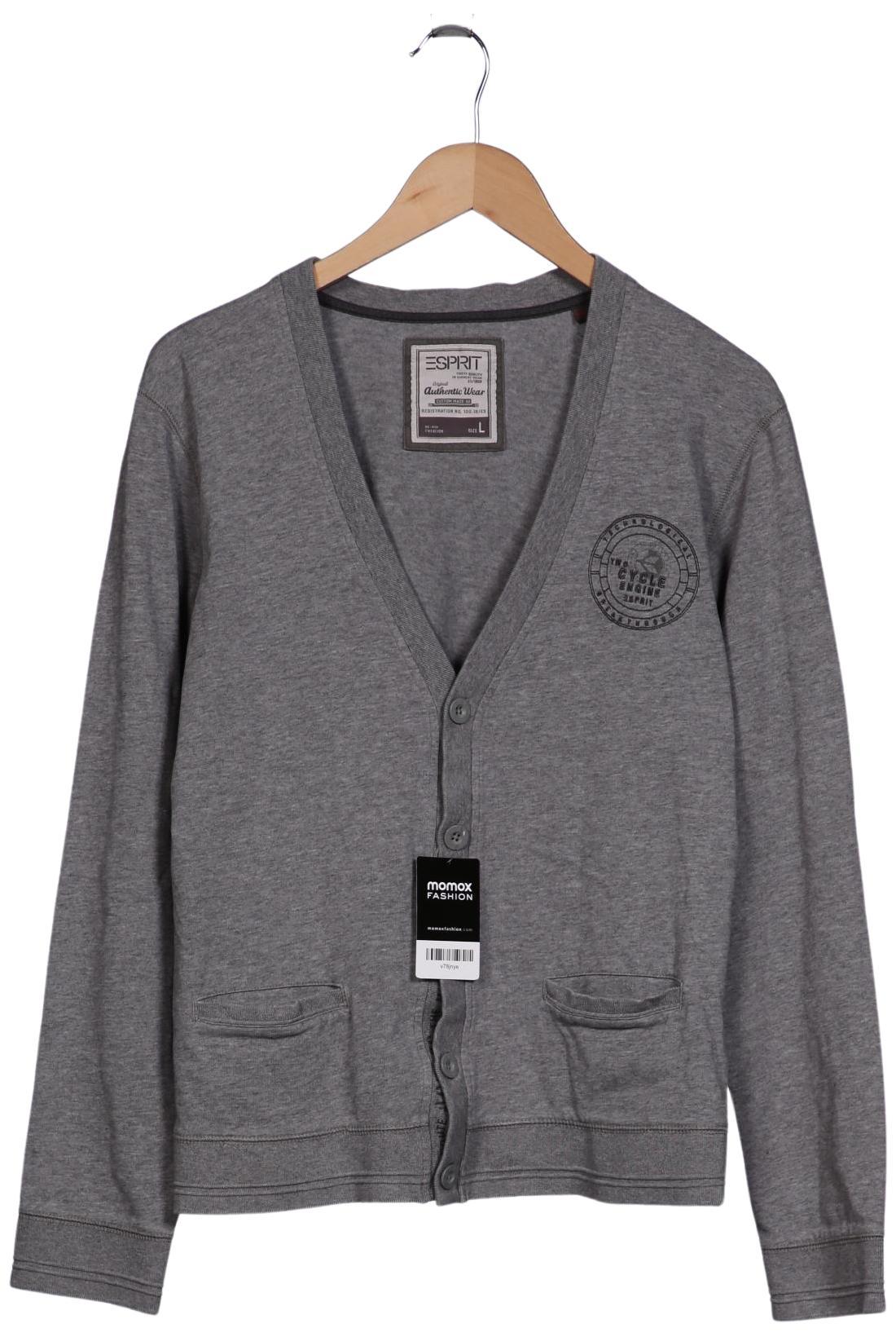 

Esprit Herren Strickjacke, grau, Gr. 52