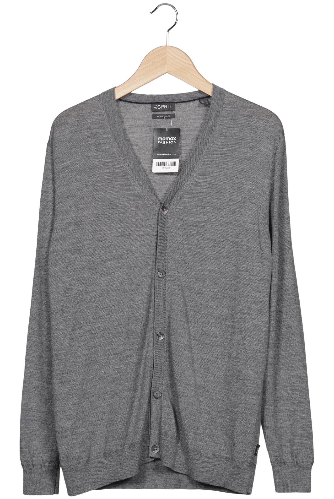 

Esprit Herren Strickjacke, grau, Gr. 52
