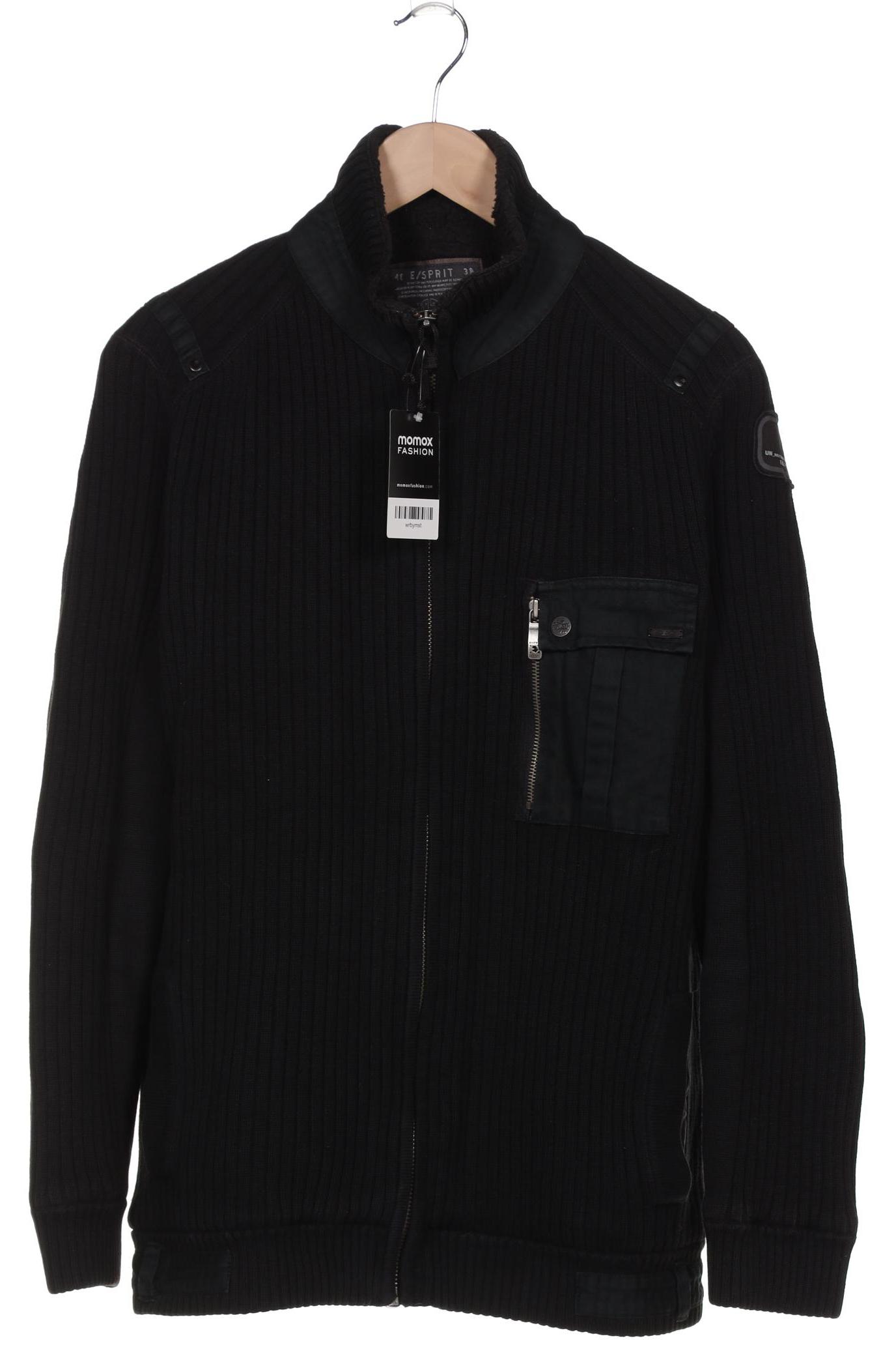 

Esprit Herren Strickjacke, schwarz, Gr. 54