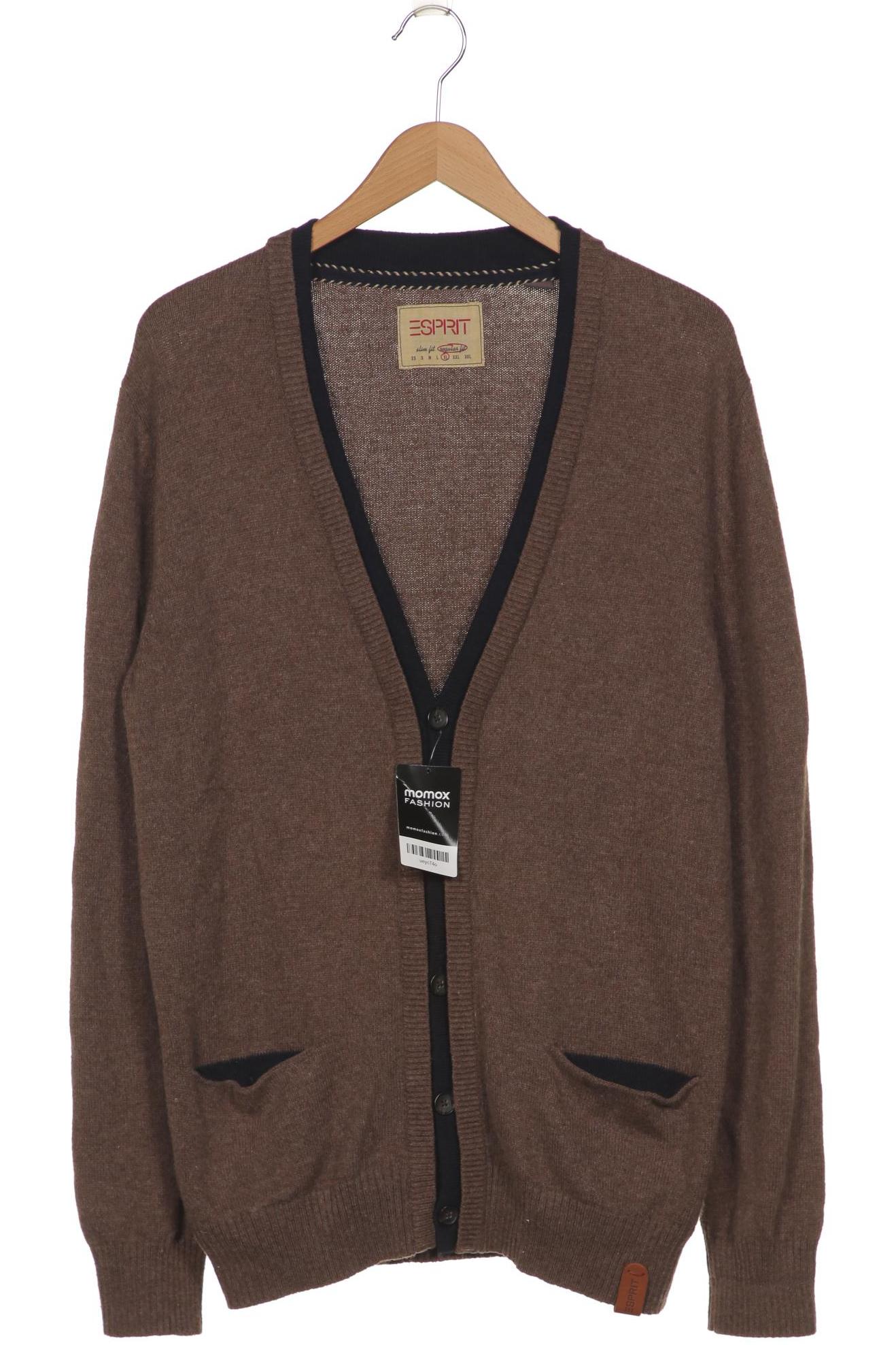 

Esprit Herren Strickjacke, braun, Gr. 54