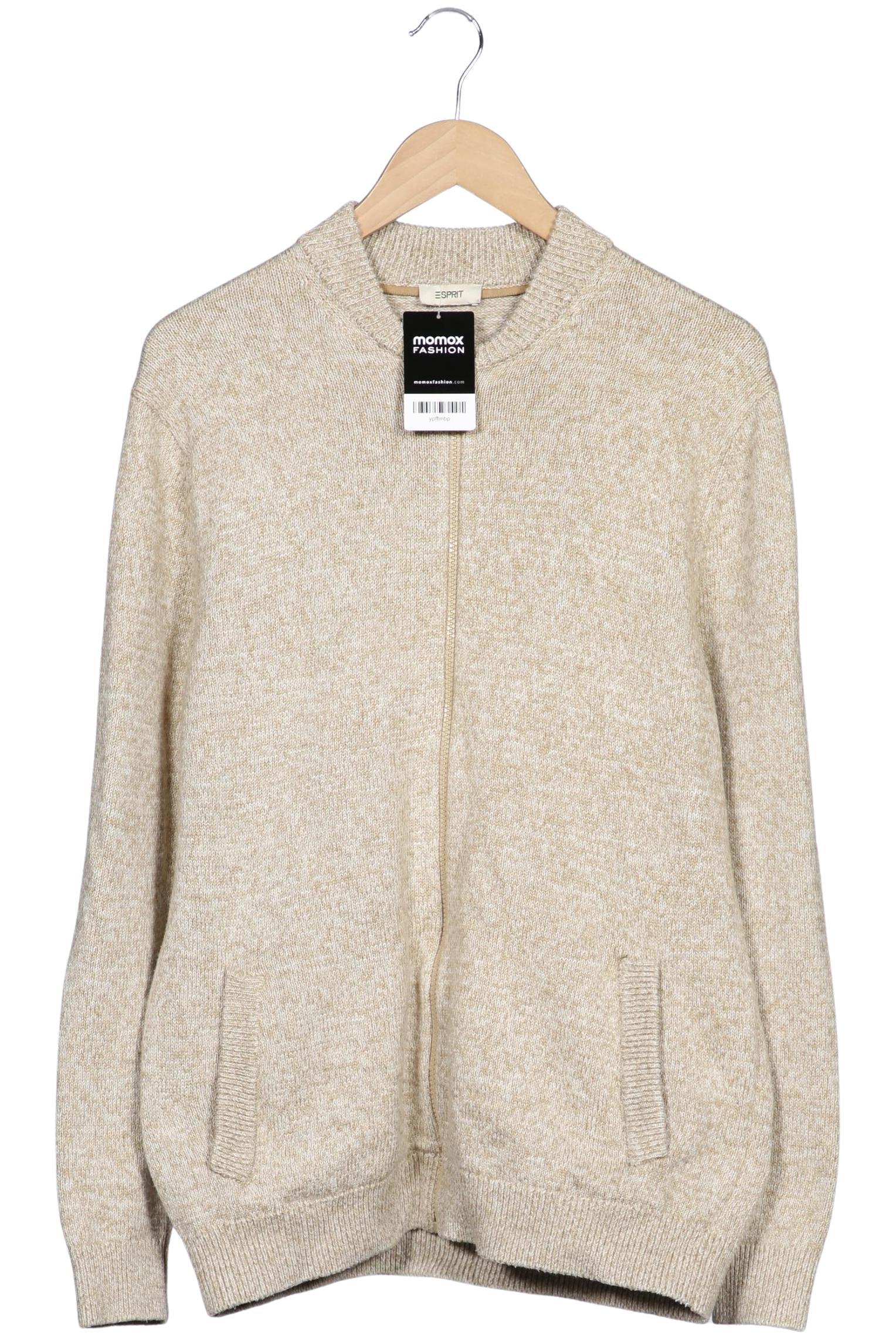 

Esprit Herren Strickjacke, beige, Gr. 52