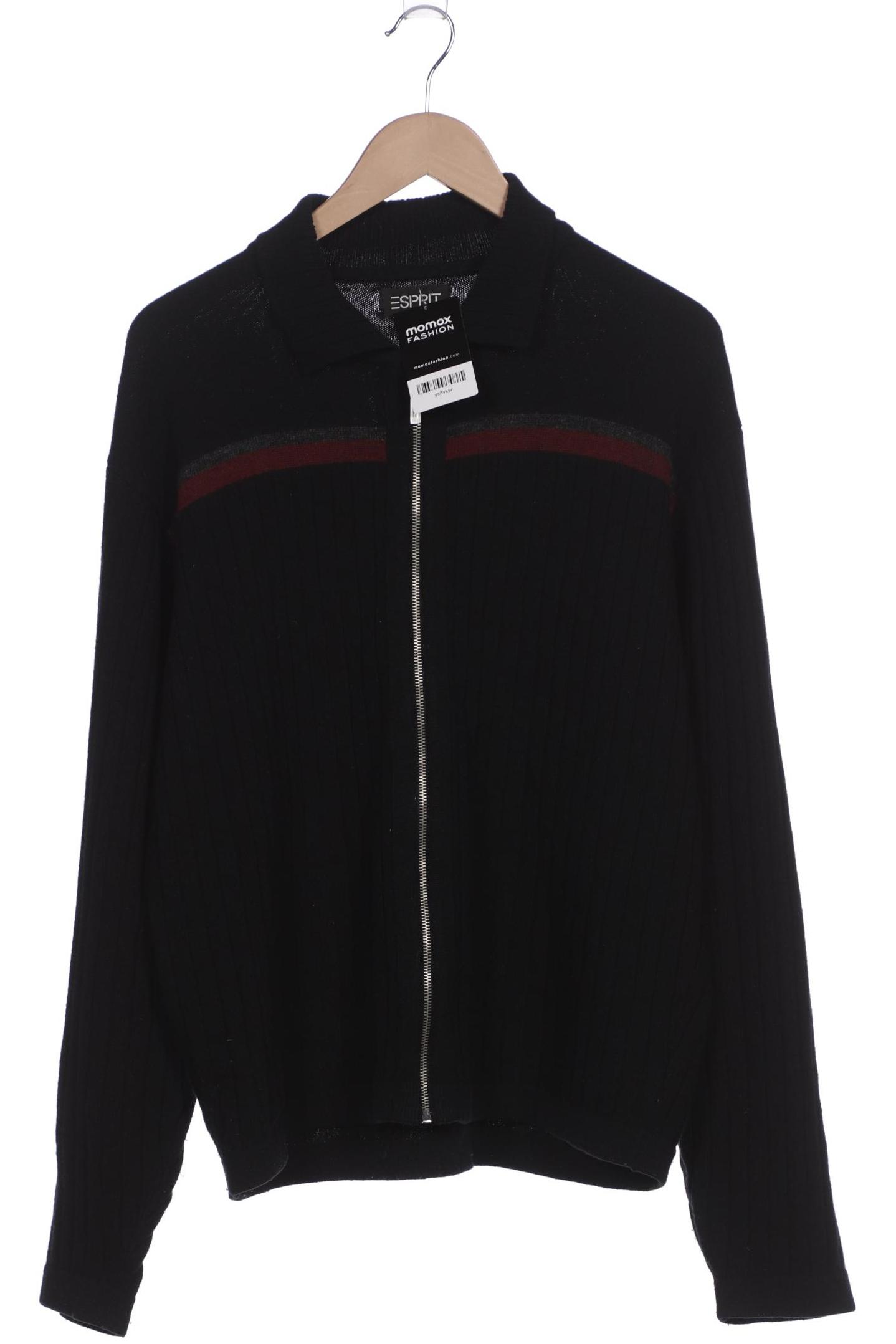 

Esprit Herren Strickjacke, schwarz, Gr. 52