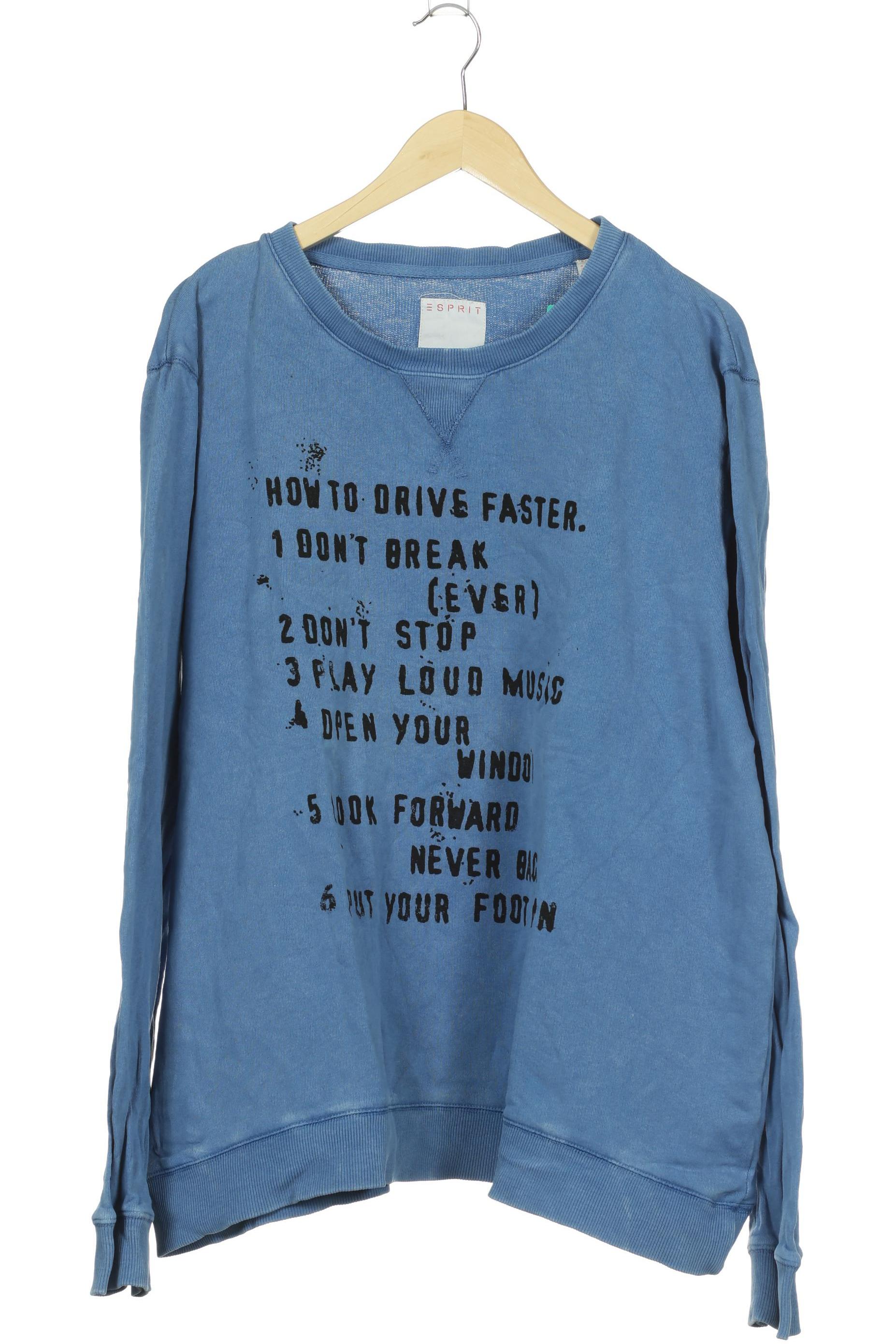 

Esprit Herren Sweatshirt, blau, Gr.