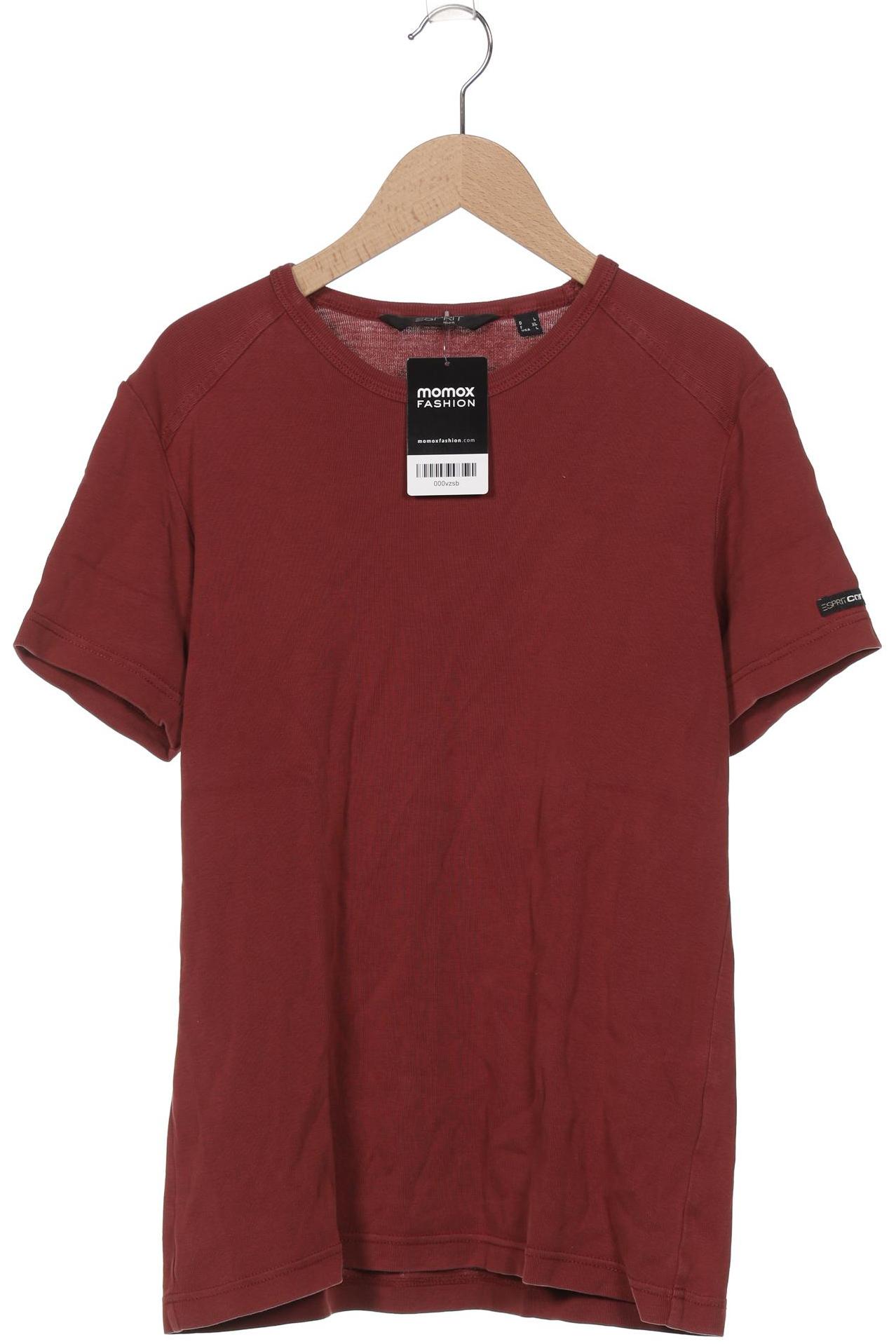 

Esprit Herren T-Shirt, bordeaux, Gr. 52