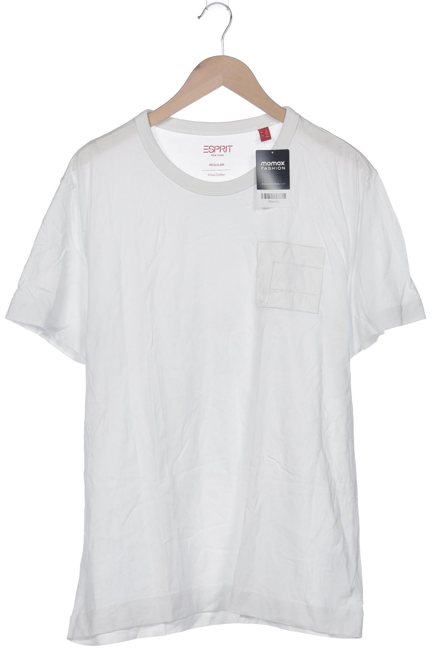 

Esprit Herren T-Shirt, weiß, Gr. 54
