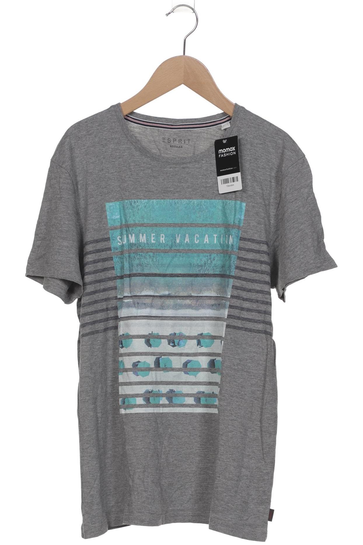 

Esprit Herren T-Shirt, grau, Gr. 48