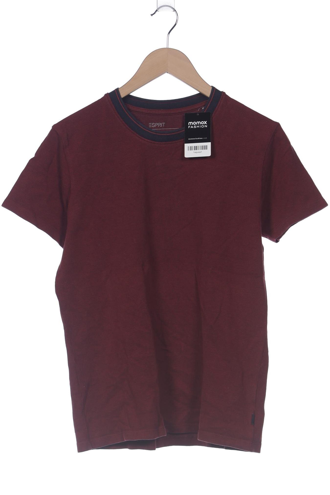 

Esprit Herren T-Shirt, bordeaux, Gr. 46