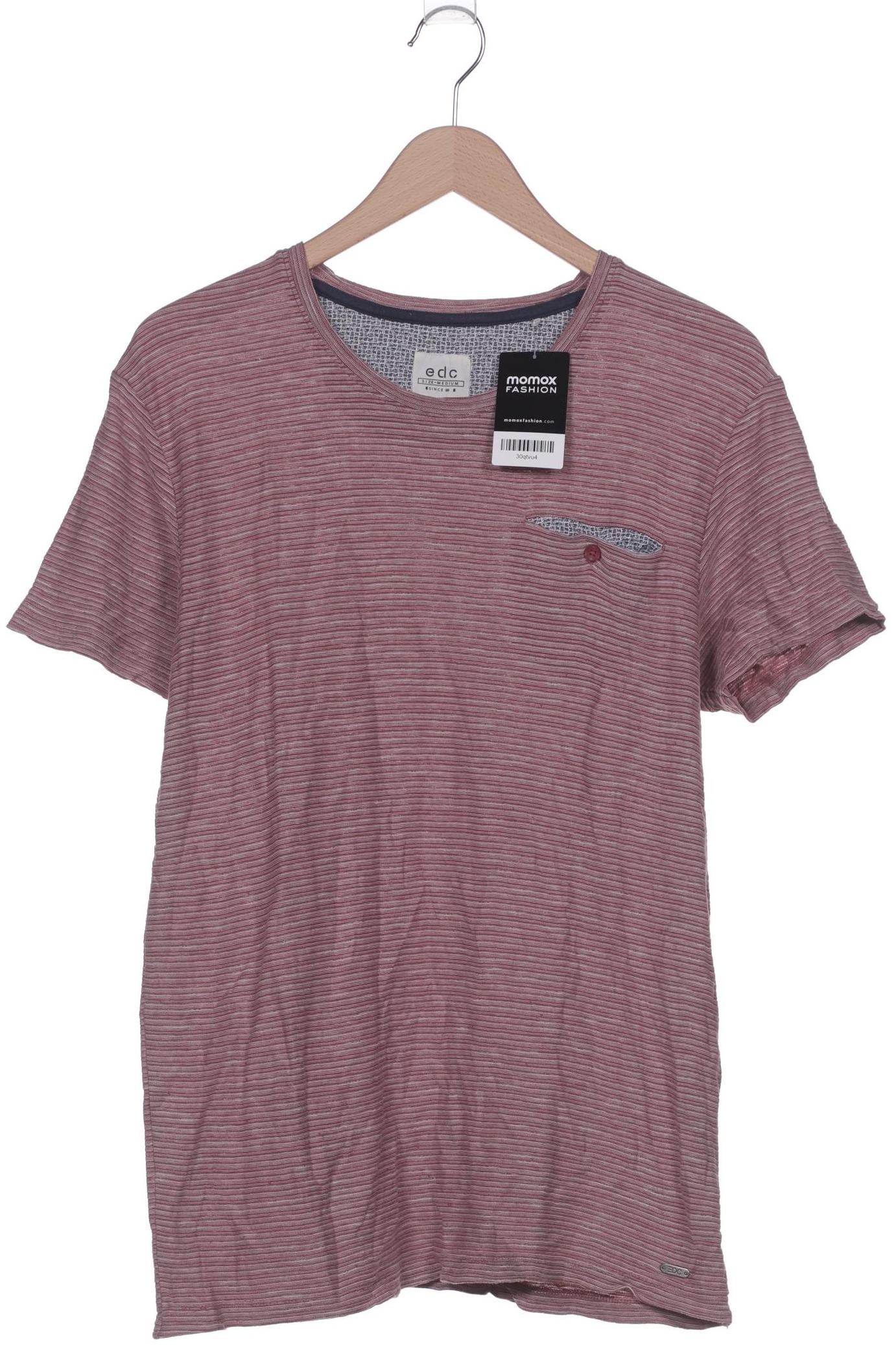 

Esprit Herren T-Shirt, bordeaux, Gr. 48