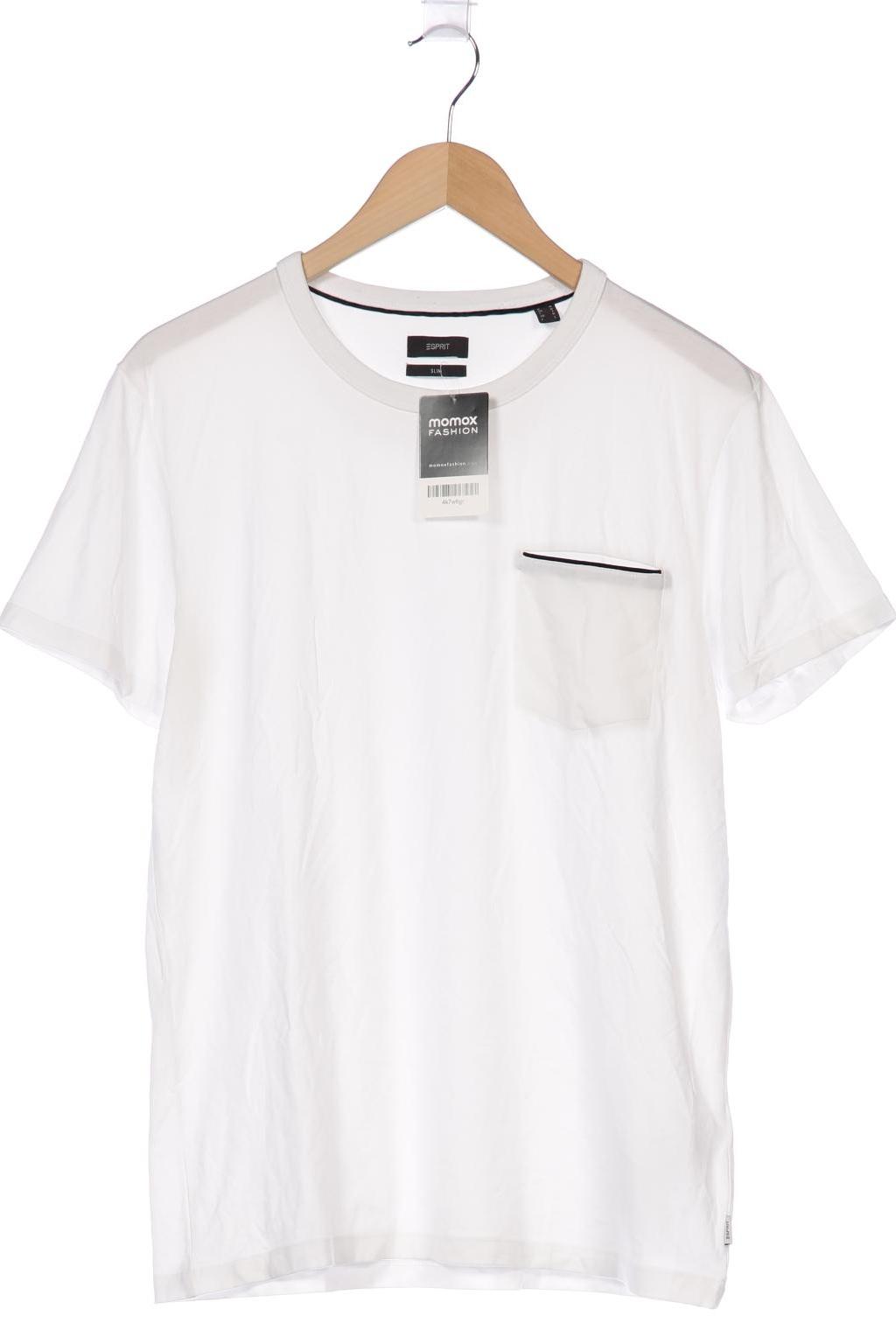 

Esprit Herren T-Shirt, weiß, Gr. 48
