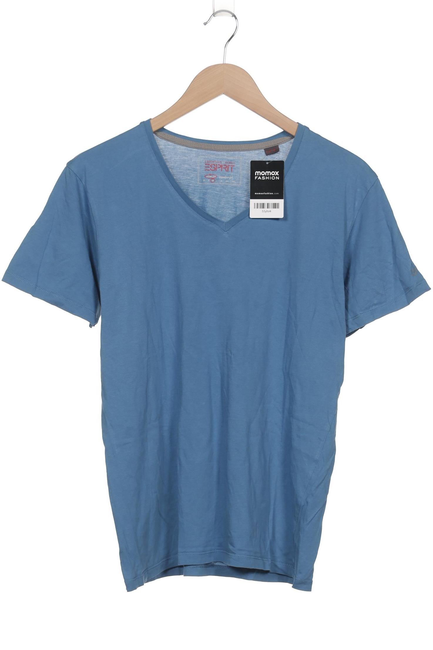Thumbnail - Esprit Herren T-Shirt, blau, Gr. 48