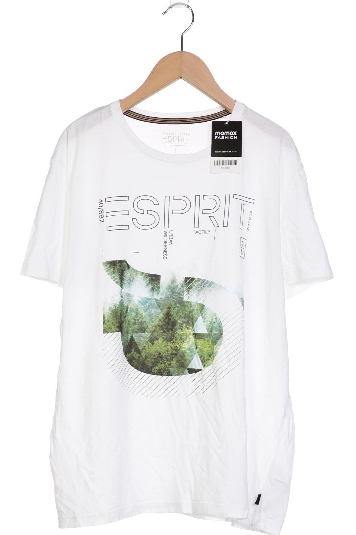 

Esprit Herren T-Shirt, weiß, Gr. 52