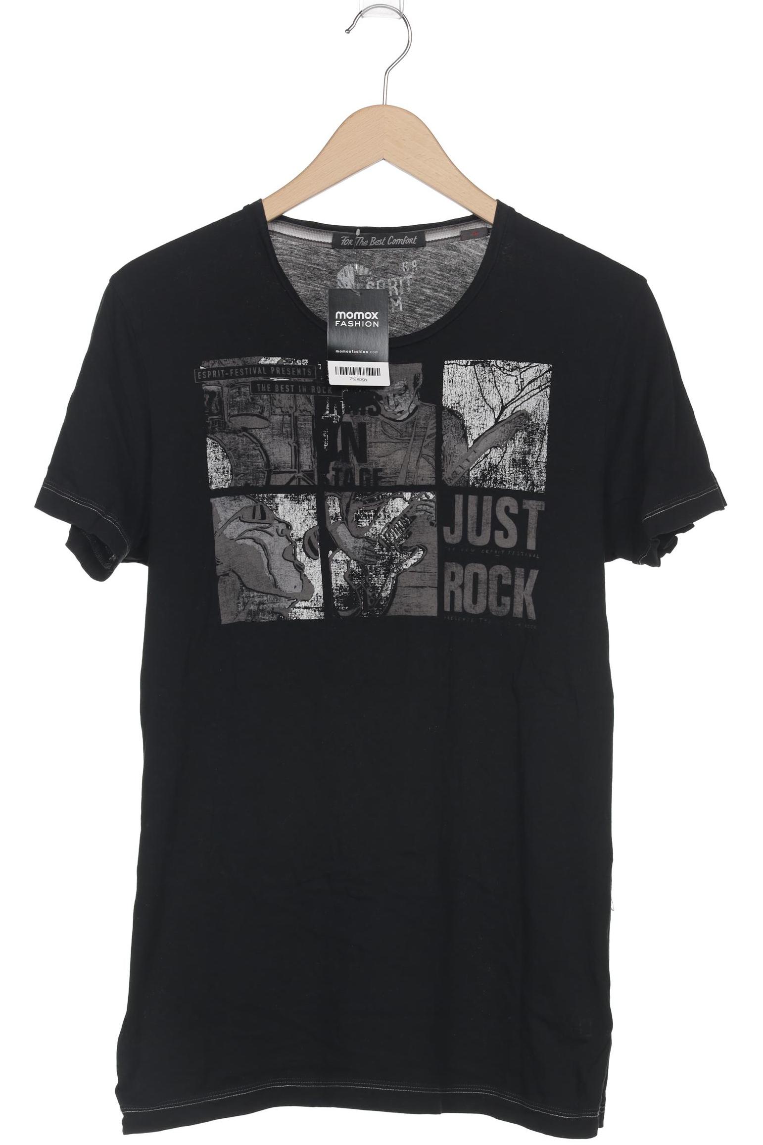

Esprit Herren T-Shirt, schwarz, Gr. 48