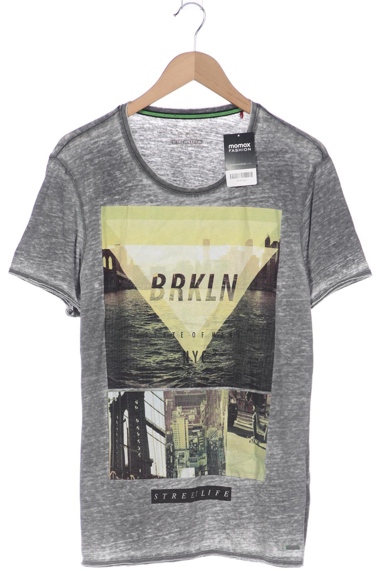 

Esprit Herren T-Shirt, grau, Gr. 52