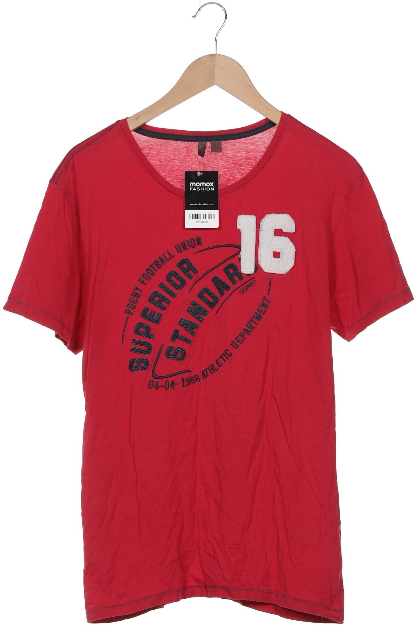 

Esprit Herren T-Shirt, rot, Gr. 54