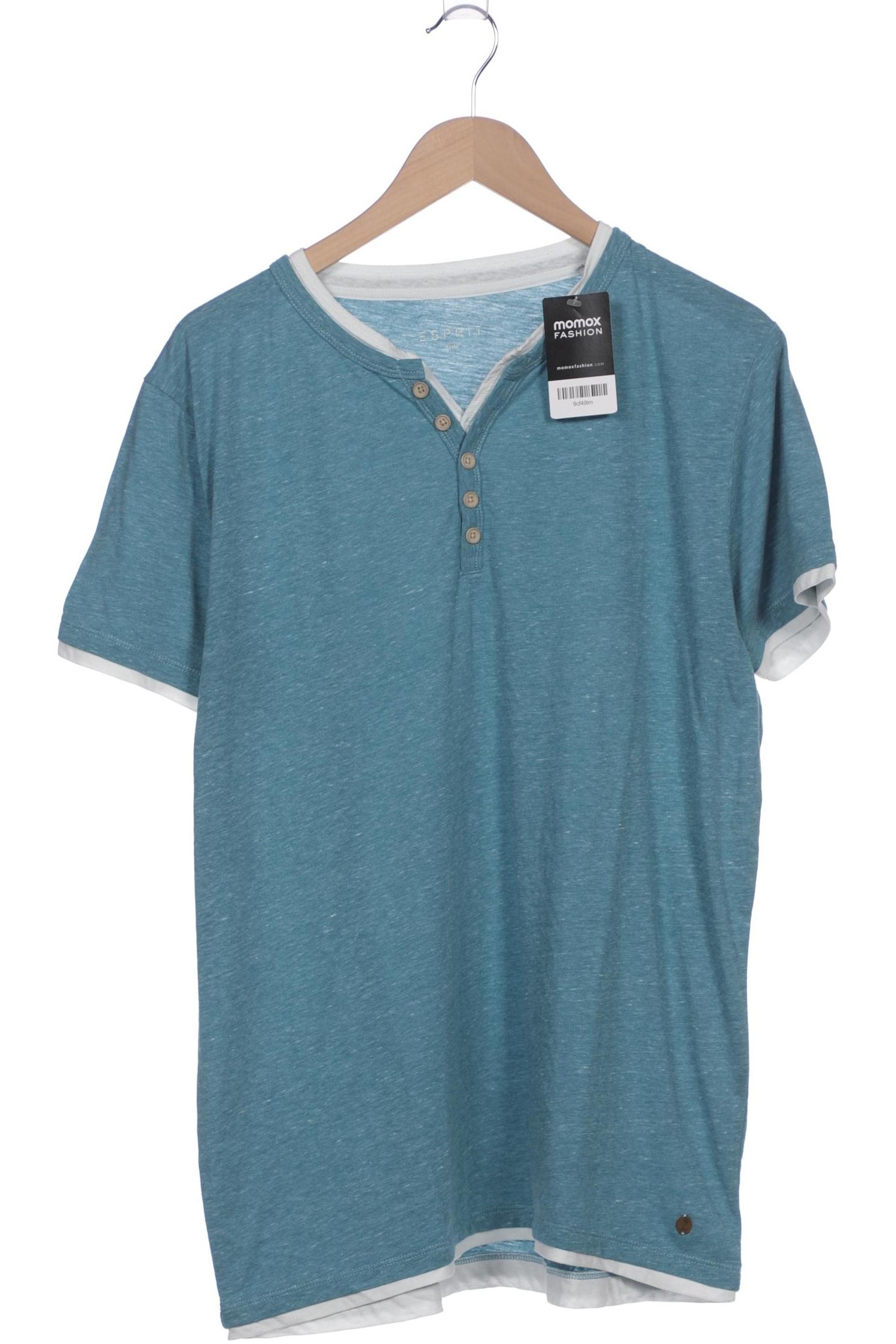 

Esprit Herren T-Shirt, türkis, Gr. 54
