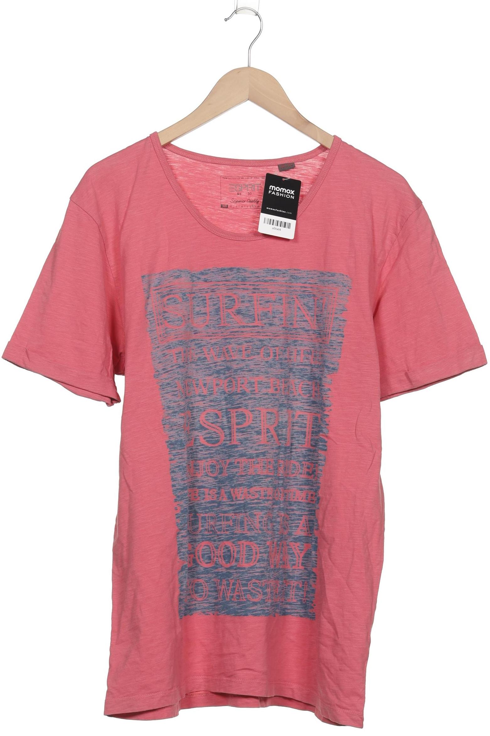 

Esprit Herren T-Shirt, pink, Gr. 48